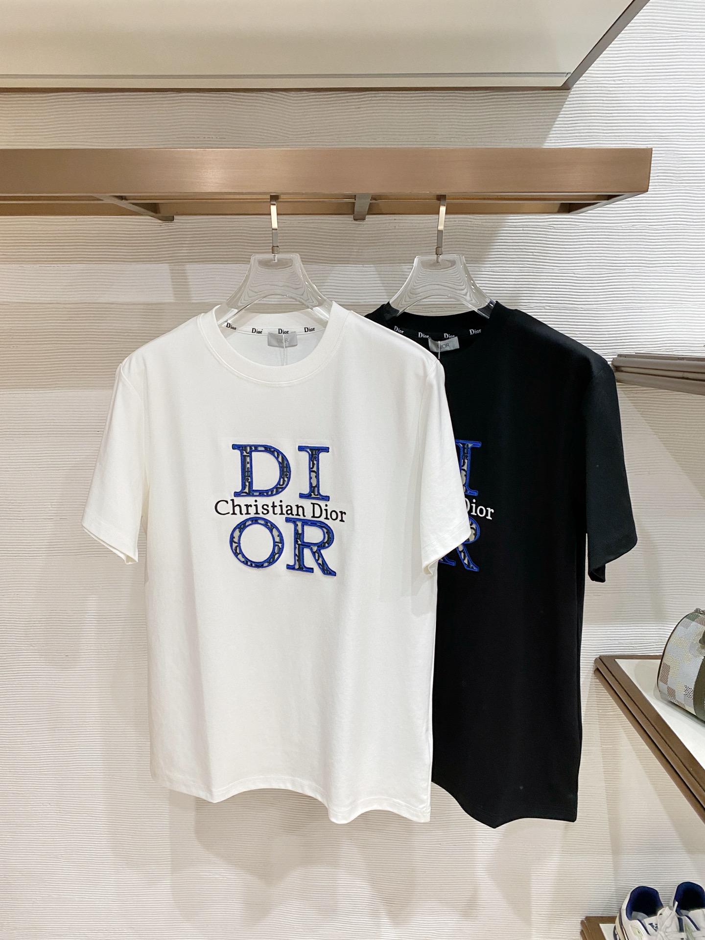 Dior Oblique Letter Logo Short Sleeve T-Shirt