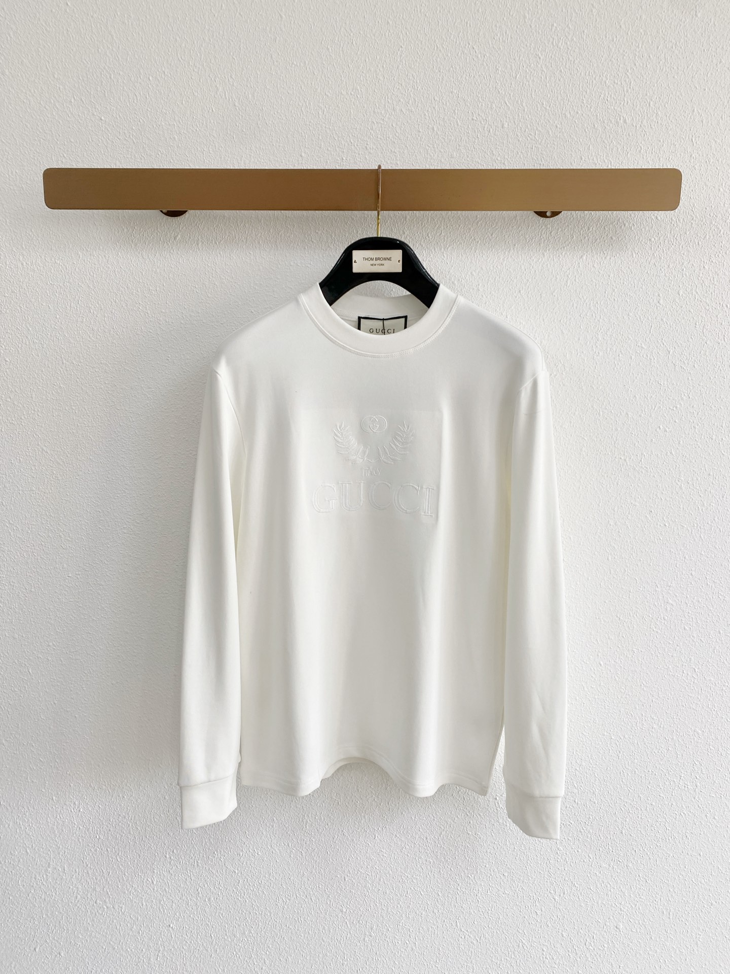Gucci White Pocket Sweatshirt