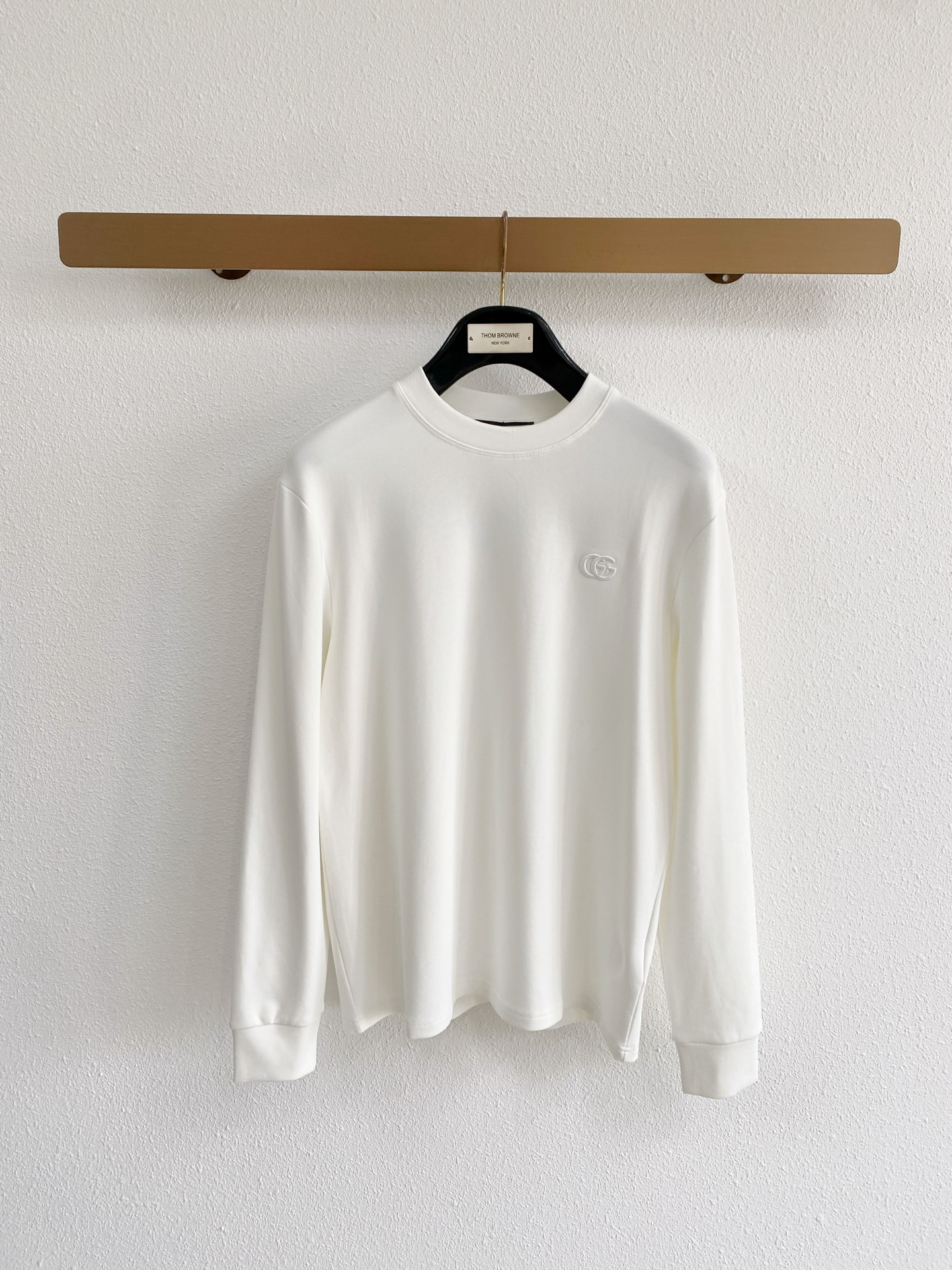 Gucci White Chest Logo Sweatshirt