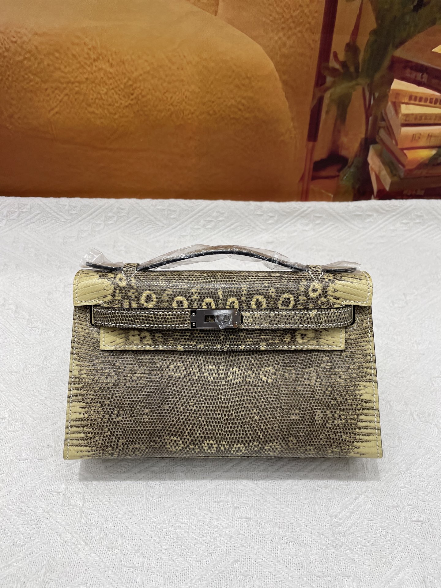 NO:851685,Lizard skin first generation desert original color silver buckle in stock, Hermes, hermes, Hermes,19860909蜥蜴皮一代沙漠原花色银扣现货,爱马仕,hermes,Hermes,,Bag