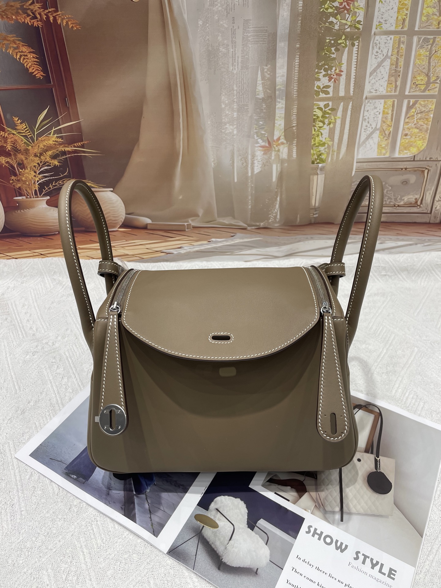 NO:763802,Swift Lindy 26 gold brown gold buckle in stock [Rose], Hermes, hermes, stuart weitzman, Hermes,19860909Swift琳迪26金棕色金扣现货[玫瑰],爱马仕,hermes,stuart weitzman,Hermes,,Bag