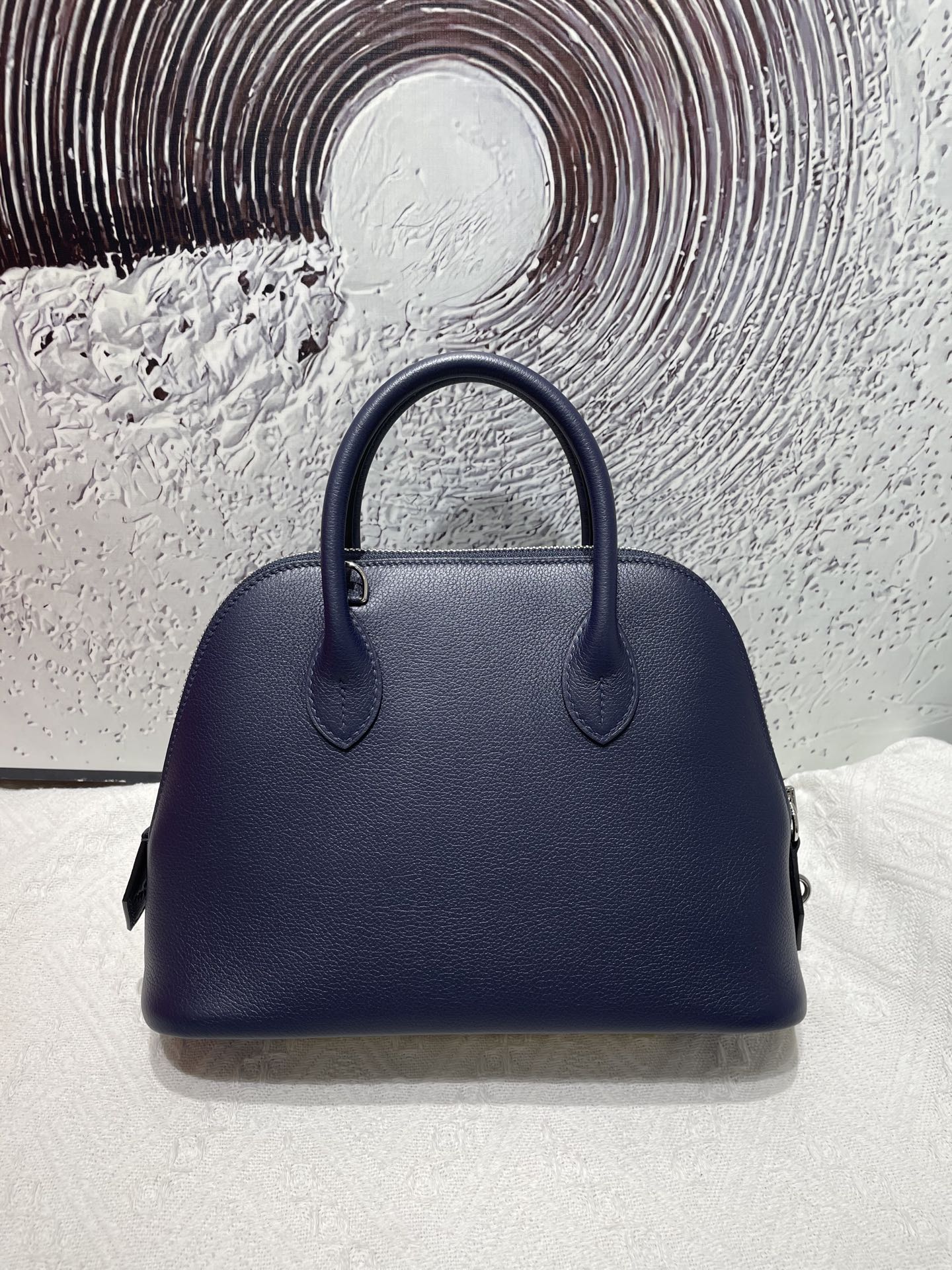 NO:919478,Bolide bowling ball 25cm, original imported Evercolor leather [sapphire blue] silver buckle, counter synchronization, handmade wax thread sewing, pure steel hardware, in stock, Hermes, Hermes,19860909Bolide 保龄球 25cm 原厂进口Evercolor皮【宝蓝】银扣 专柜同步 手工蜡线缝制 纯钢五金 现货,爱马仕,hermes,Hermes,,Bag