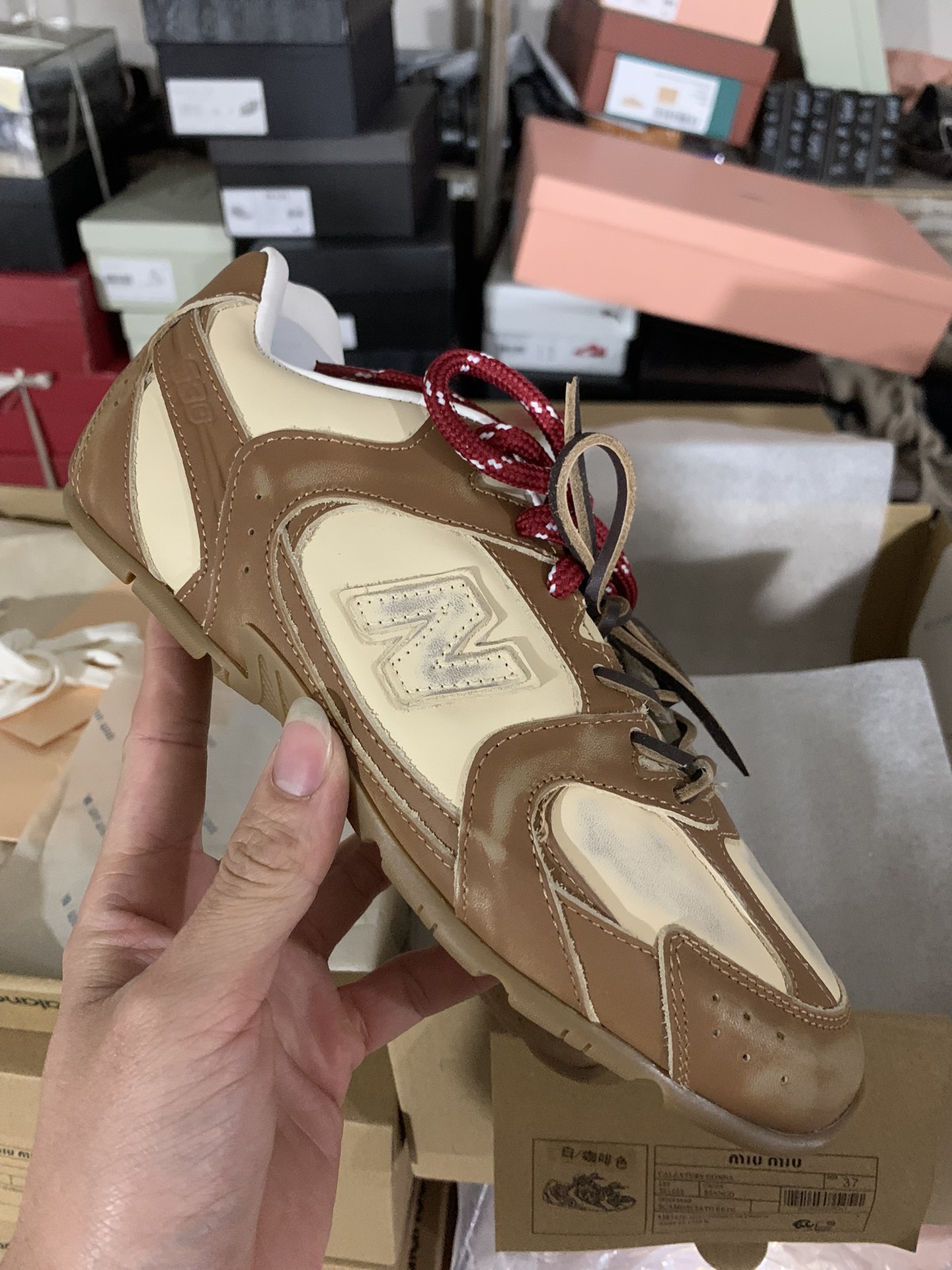 NO:482901,Apricot color polished details real photos appreciation, casual shoes/sports shoes, sneakers19860909杏咖擦色 细节实拍鉴赏,休闲鞋/运动鞋,sneakers,Women's Shoes