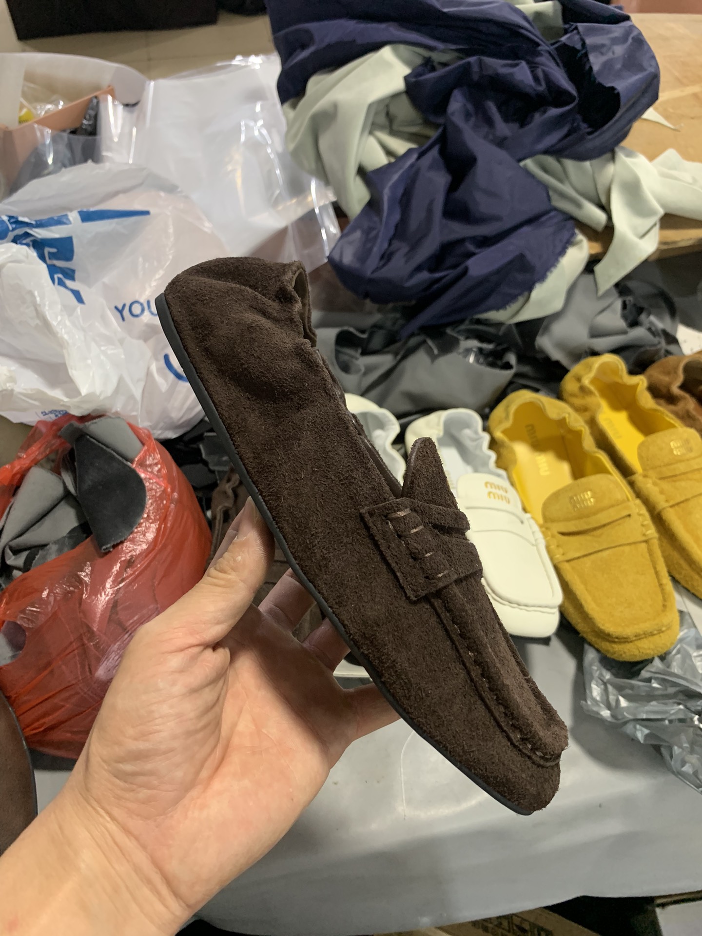 NO:693301,Coffee gray details real shot appreciation, loafers, loafers19860909咖灰 细节实拍鉴赏,乐福鞋,loafers,Women's Shoes