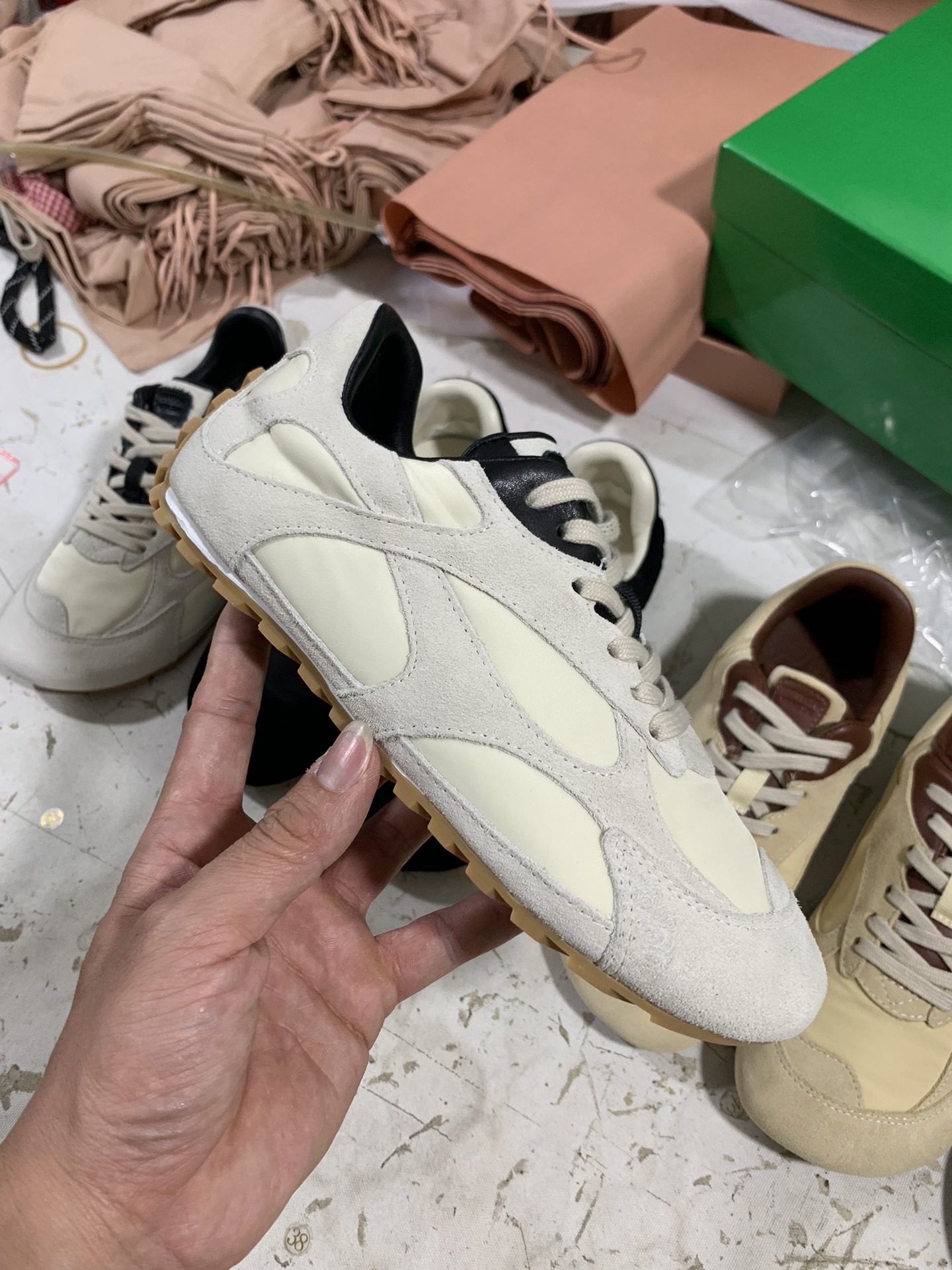 NO:693149,Off-white details real shot appreciation, casual shoes/sports shoes, sneakers19860909米白色 细节实拍鉴赏,休闲鞋/运动鞋,sneakers,Women's Shoes