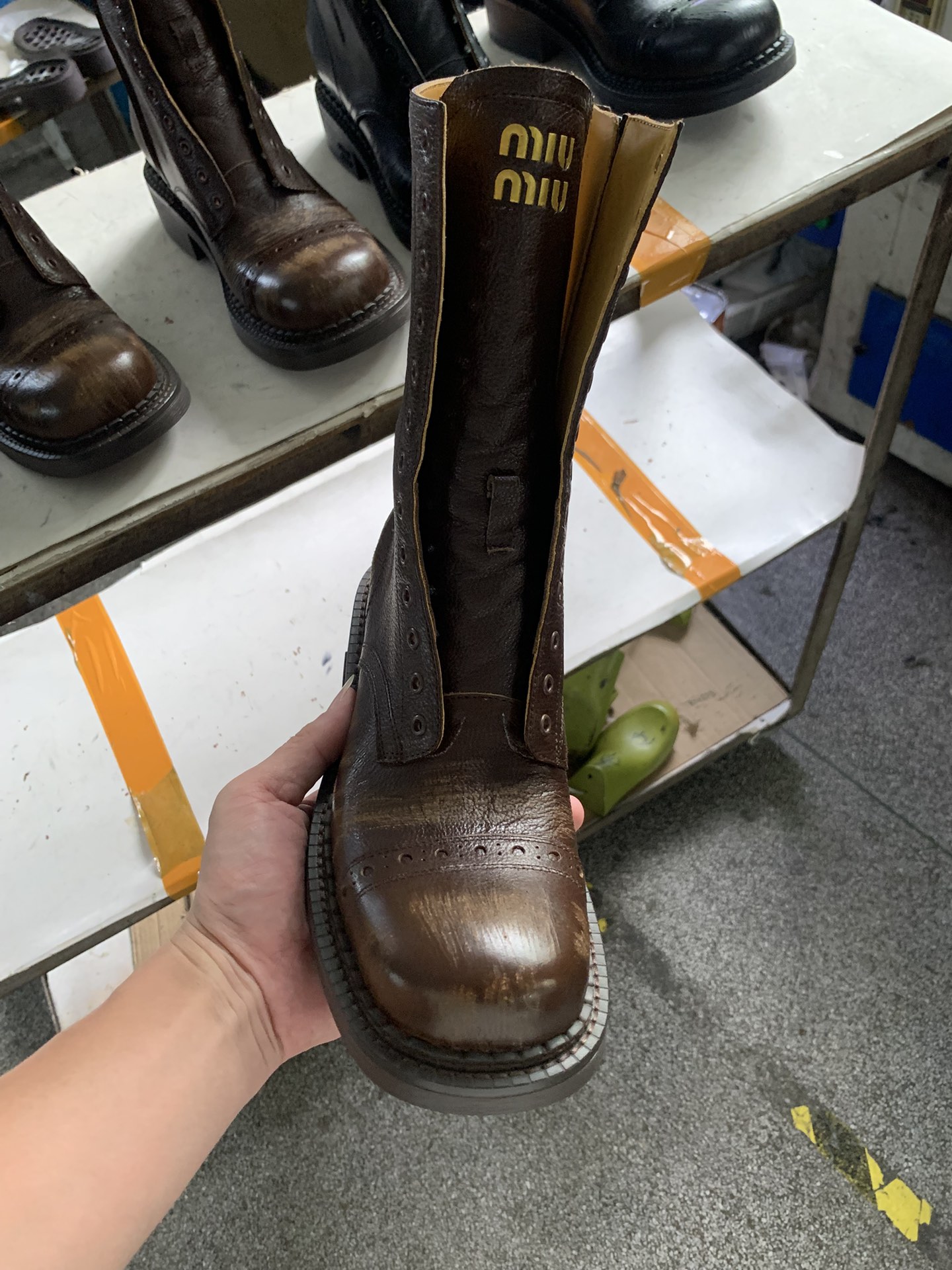 NO:691994,Original development brown battle damaged version, boots, boots19860909原版开发 棕色 战损版,靴子,boots,Women's Shoes