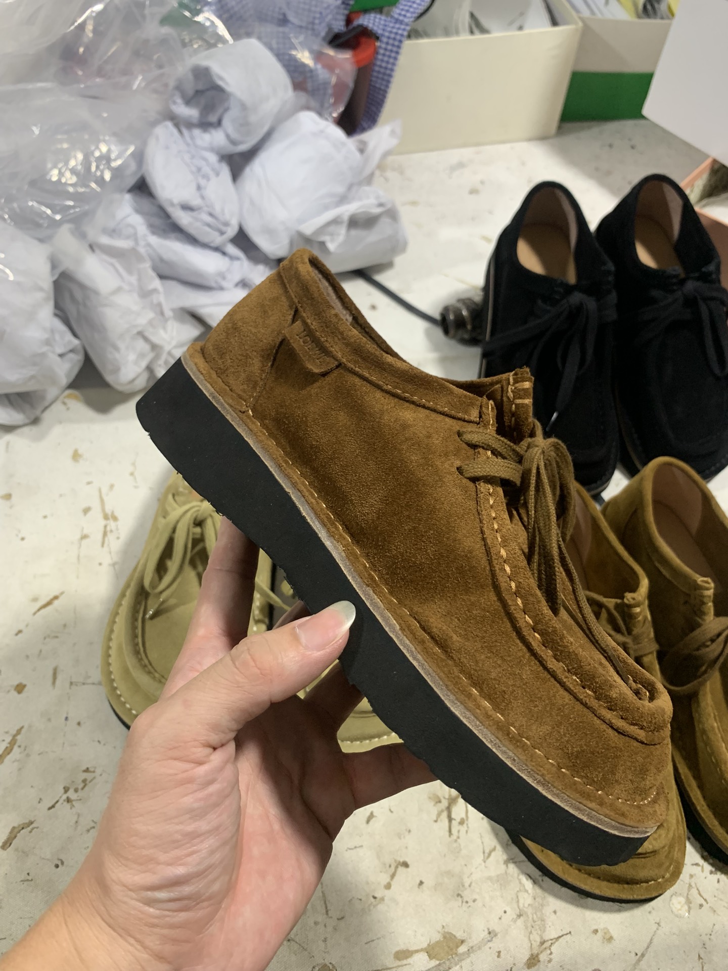 NO:693230,Deep Coffee Appreciation of real-life details, loafers, loafers19860909深咖 细节实拍鉴赏,乐福鞋,loafers,Women's Shoes