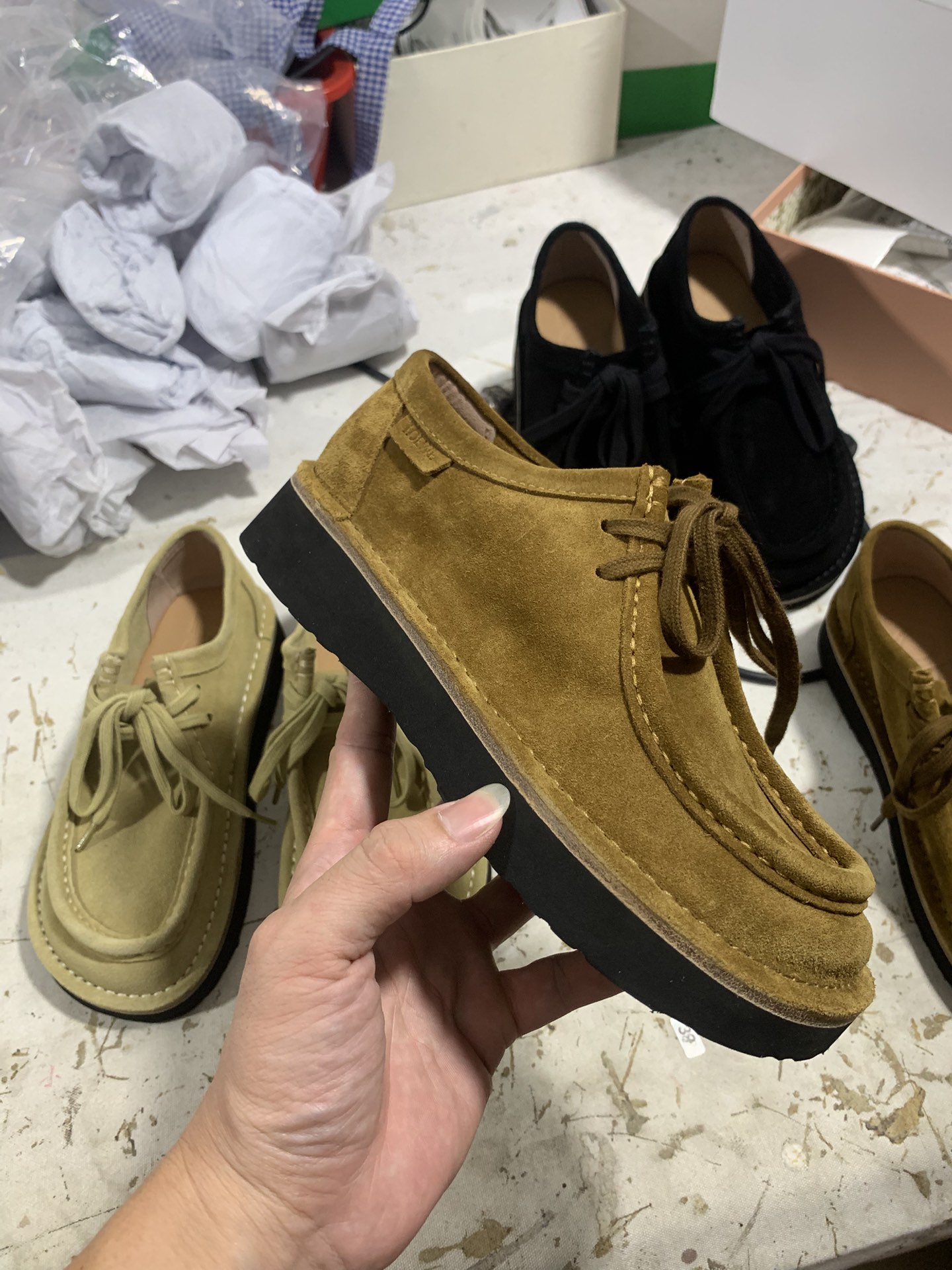 NO:693233,Antelope brown details real shot appreciation, loafers, loafers19860909羚羊棕 细节实拍鉴赏,乐福鞋,loafers,Women's Shoes