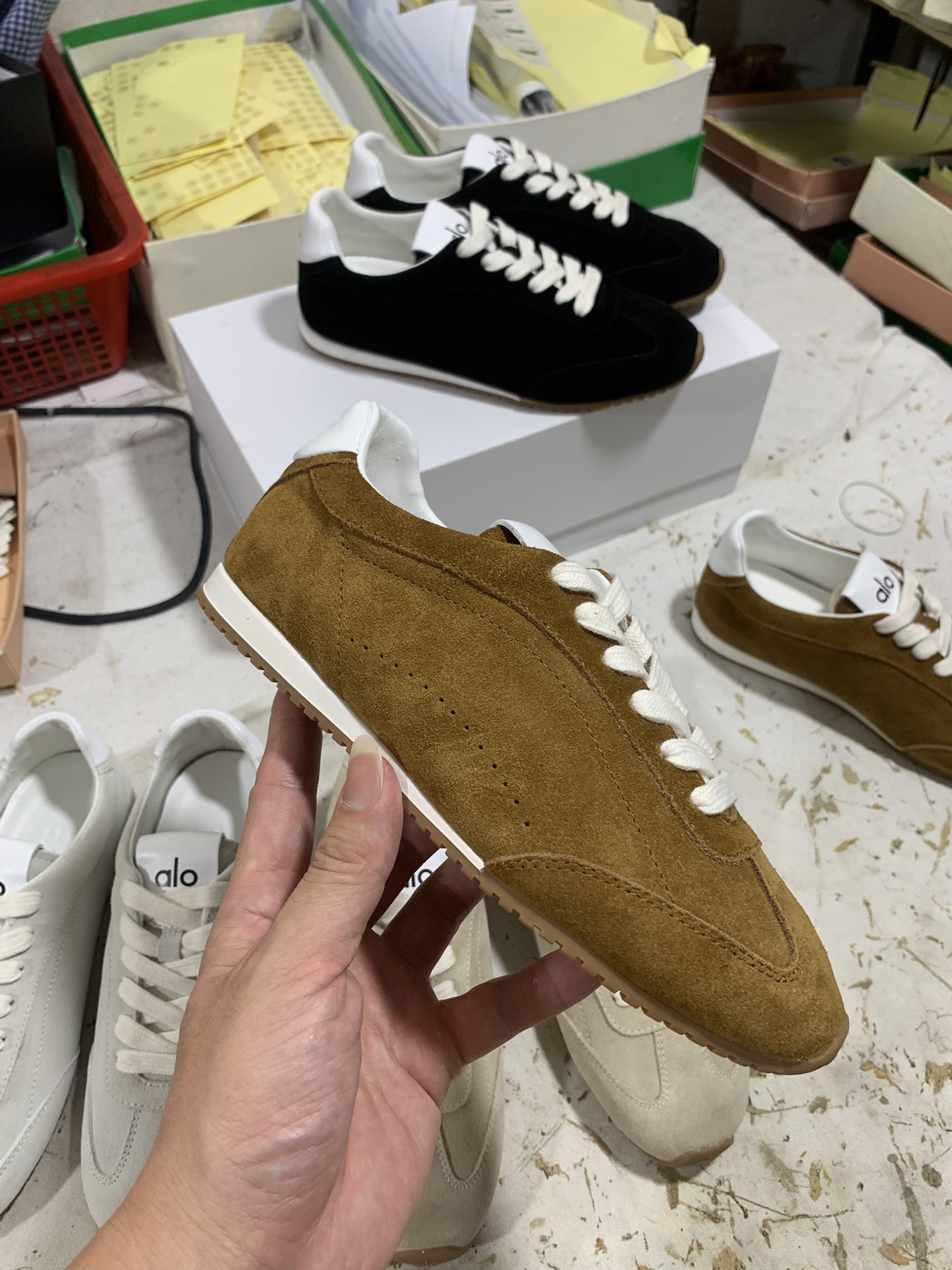 NO:693152,Brown cowboy details real shot appreciation, casual shoes/sports shoes, sneakers19860909棕色牛猄 细节实拍鉴赏,休闲鞋/运动鞋,sneakers,Women's Shoes