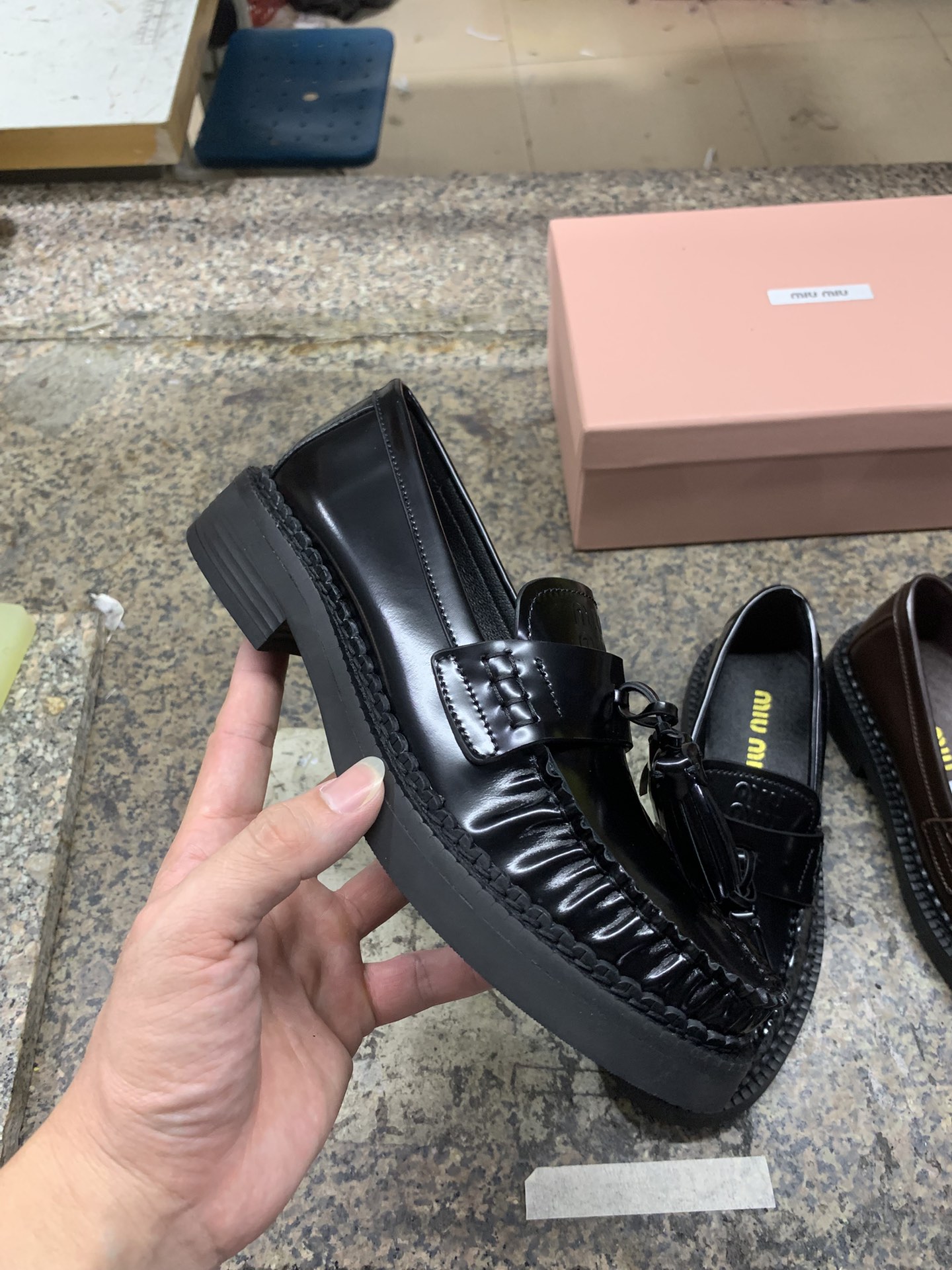 NO:693034,Black details real shot appreciation, loafers, loafers19860909黑色 细节实拍鉴赏,乐福鞋,loafers,Women's Shoes