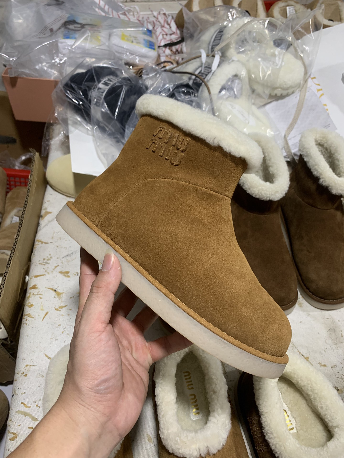 NO:692985,Brown detailed real shot appreciation, snow boots, boots19860909棕色 细节实拍鉴赏,雪地靴,boots,Women's Shoes