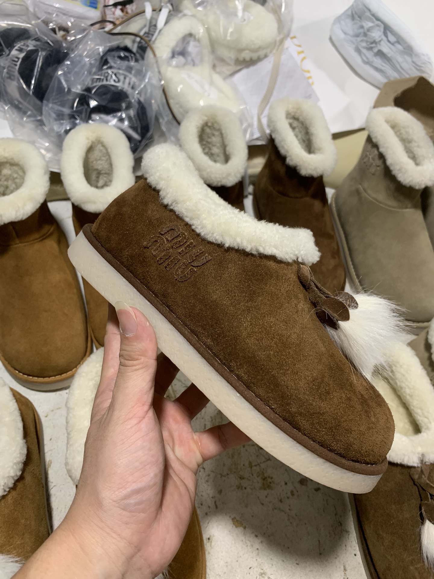 NO:693348,Brown, detailed real shot appreciation, snow boots, boots19860909咖啡色 细节实拍鉴赏,雪地靴,boots,Women's Shoes