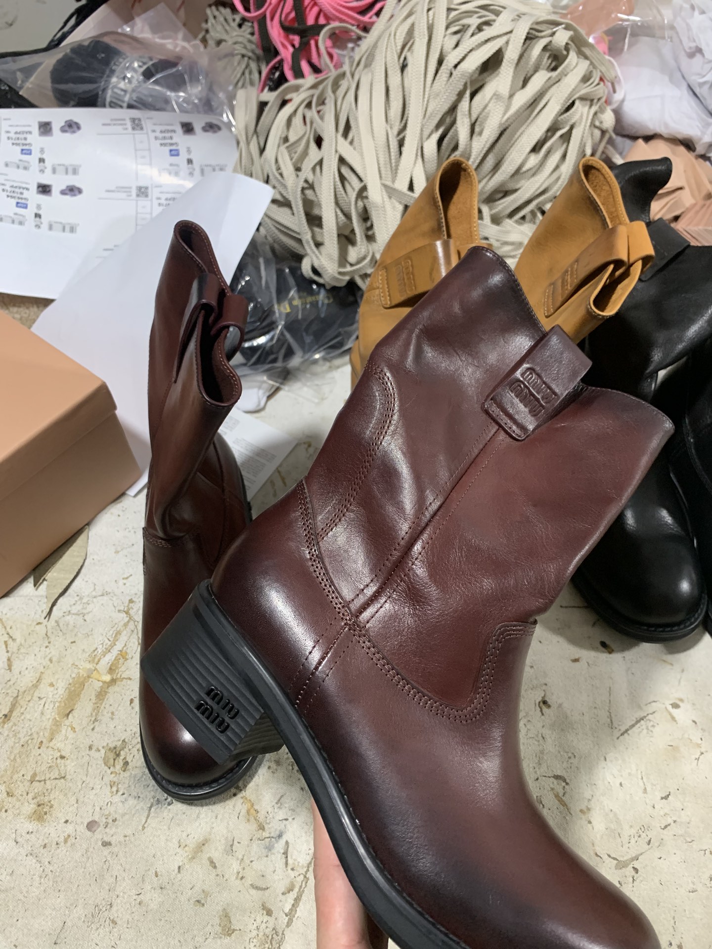 NO:693272,Real shot appreciation of burgundy details, strong texture, boots, boots19860909酒红细节实拍鉴赏 质感很强,靴子,boots,Women's Shoes