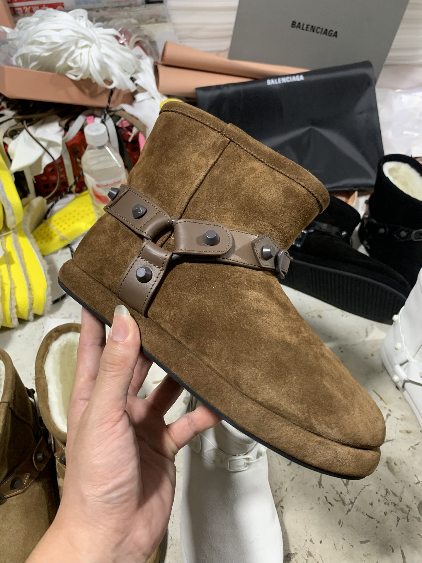 NO:693006,Dark brown, detailed real shot appreciation, snow boots, boots19860909深棕 细节实拍鉴赏,雪地靴,boots,Women's Shoes