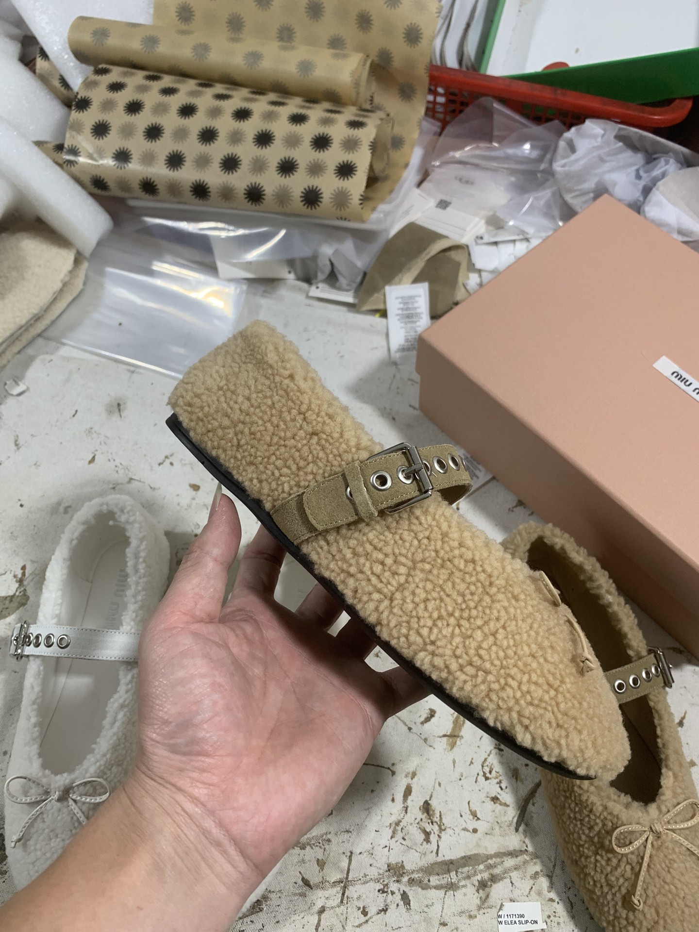 NO:692964,Apricot furry details real shot appreciation, furry shoes19860909杏色毛毛 细节实拍鉴赏,毛毛鞋,Women's Shoes