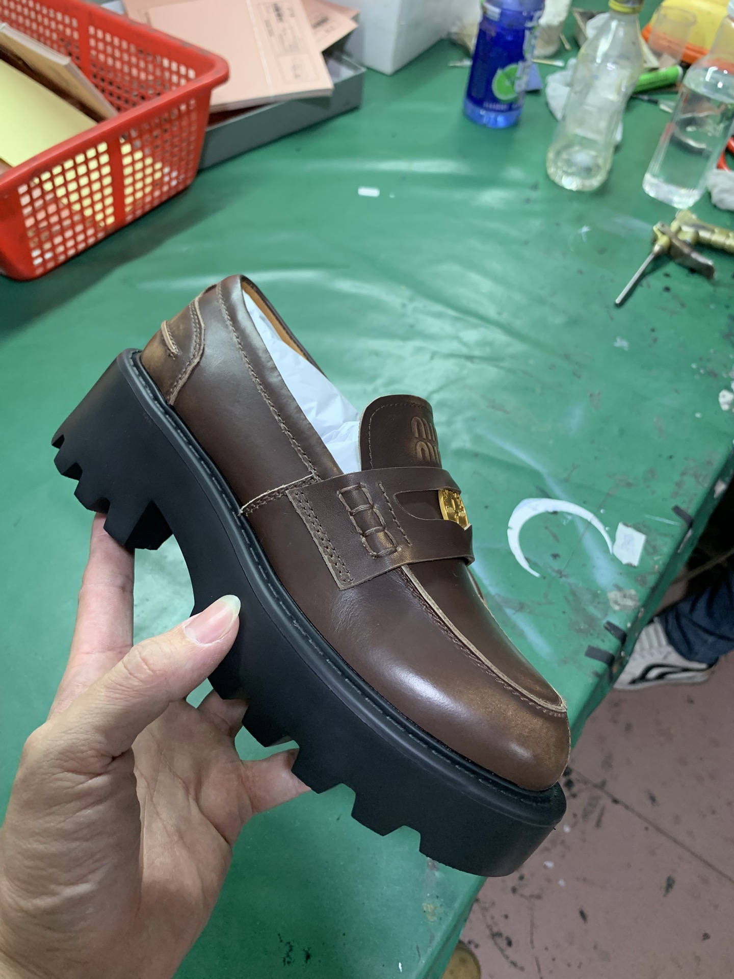 NO:693000,Brown rub, detailed real shot appreciation, loafers, loafers19860909棕擦 细节实拍鉴赏,乐福鞋,loafers,Women's Shoes