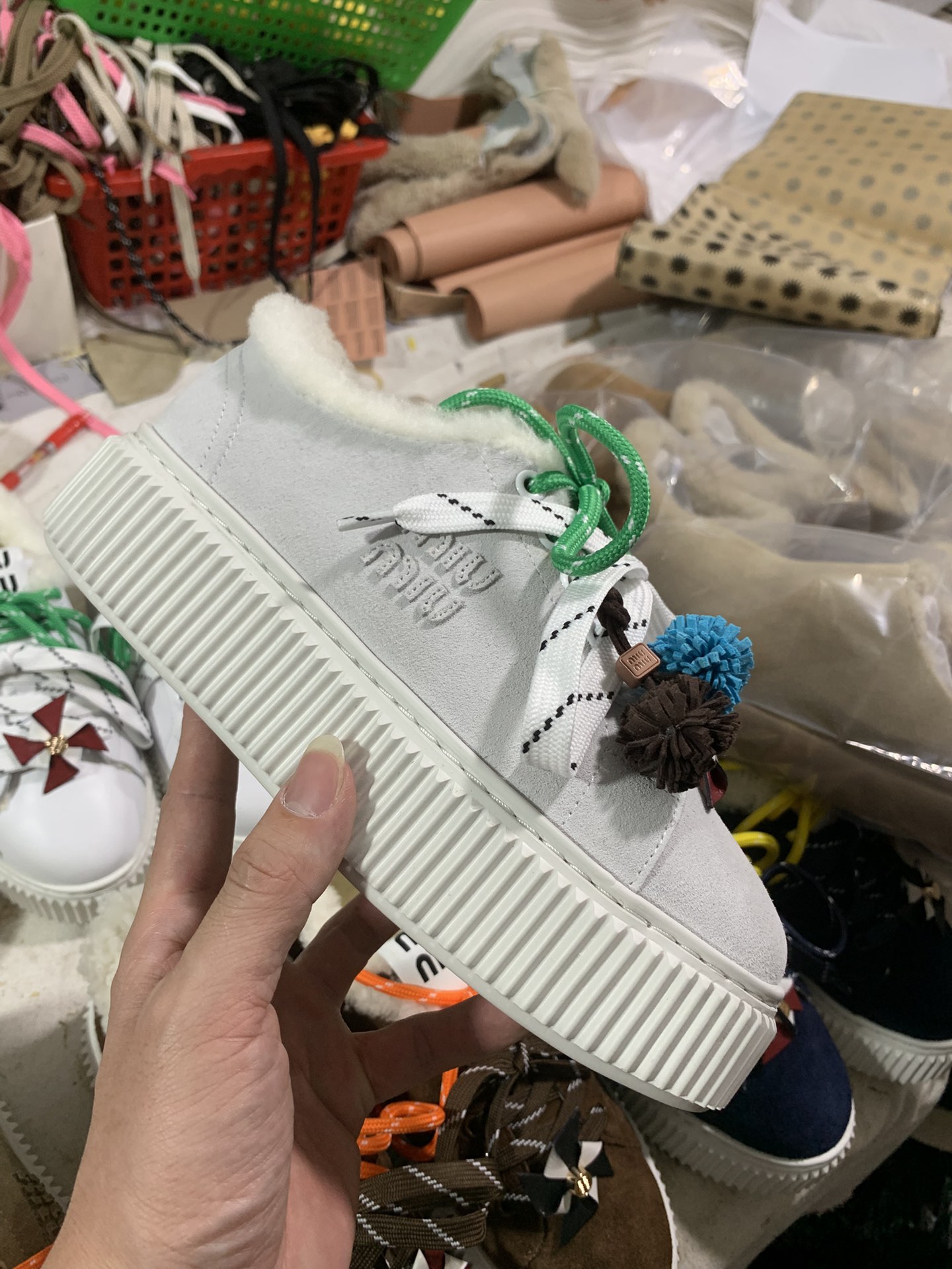 NO:692952,White Bull Maori, detailed real shot appreciation, casual shoes/sports shoes, fur shoes, sneakers19860909白牛猄 毛里 细节实拍鉴赏,休闲鞋/运动鞋毛毛鞋,sneakers,Women's Shoes