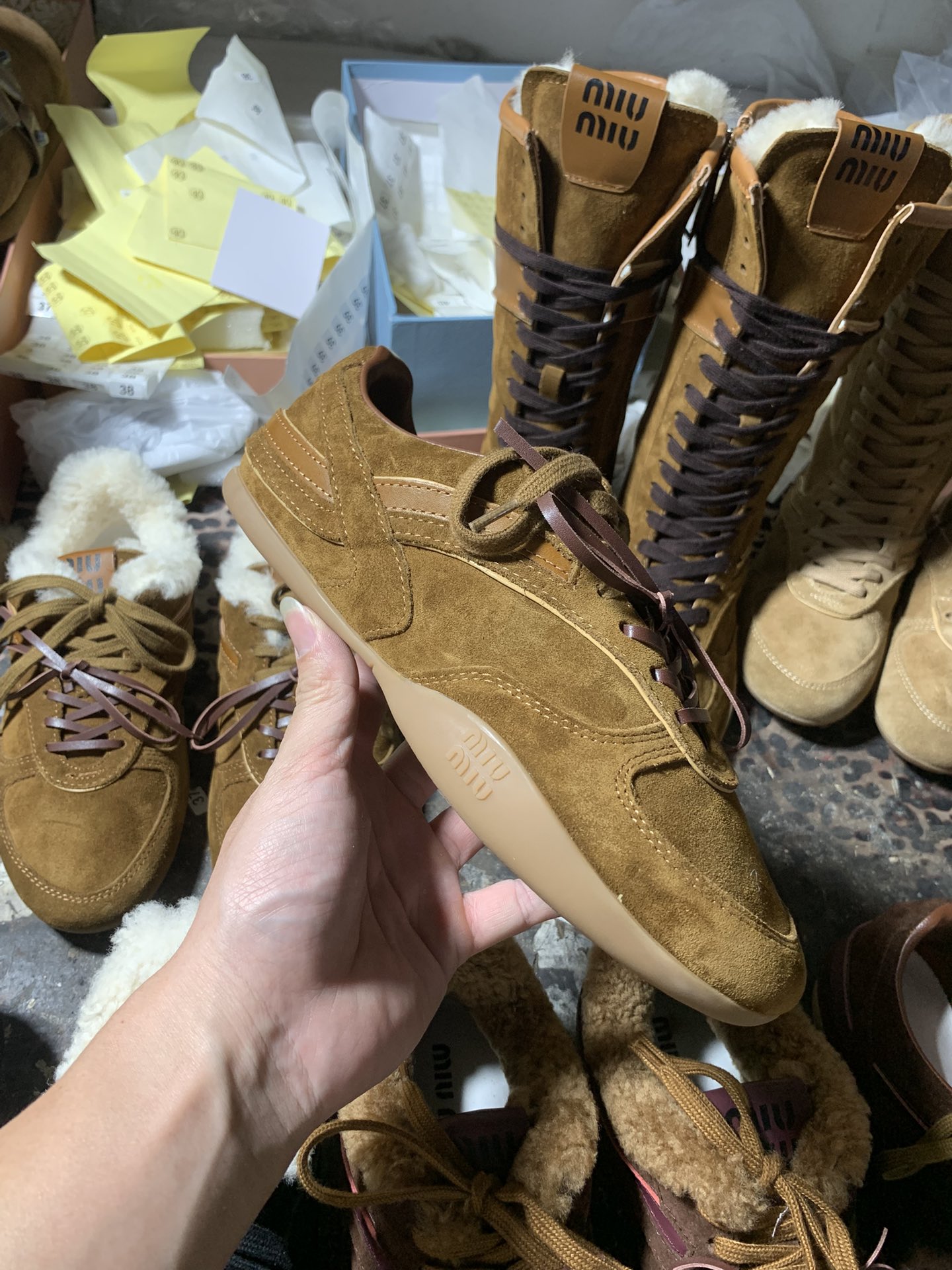 NO:693275,Brown cowboy details real shot appreciation, casual shoes/sports shoes, sneakers19860909棕色牛猄 细节实拍鉴赏,休闲鞋/运动鞋,sneakers,Women's Shoes