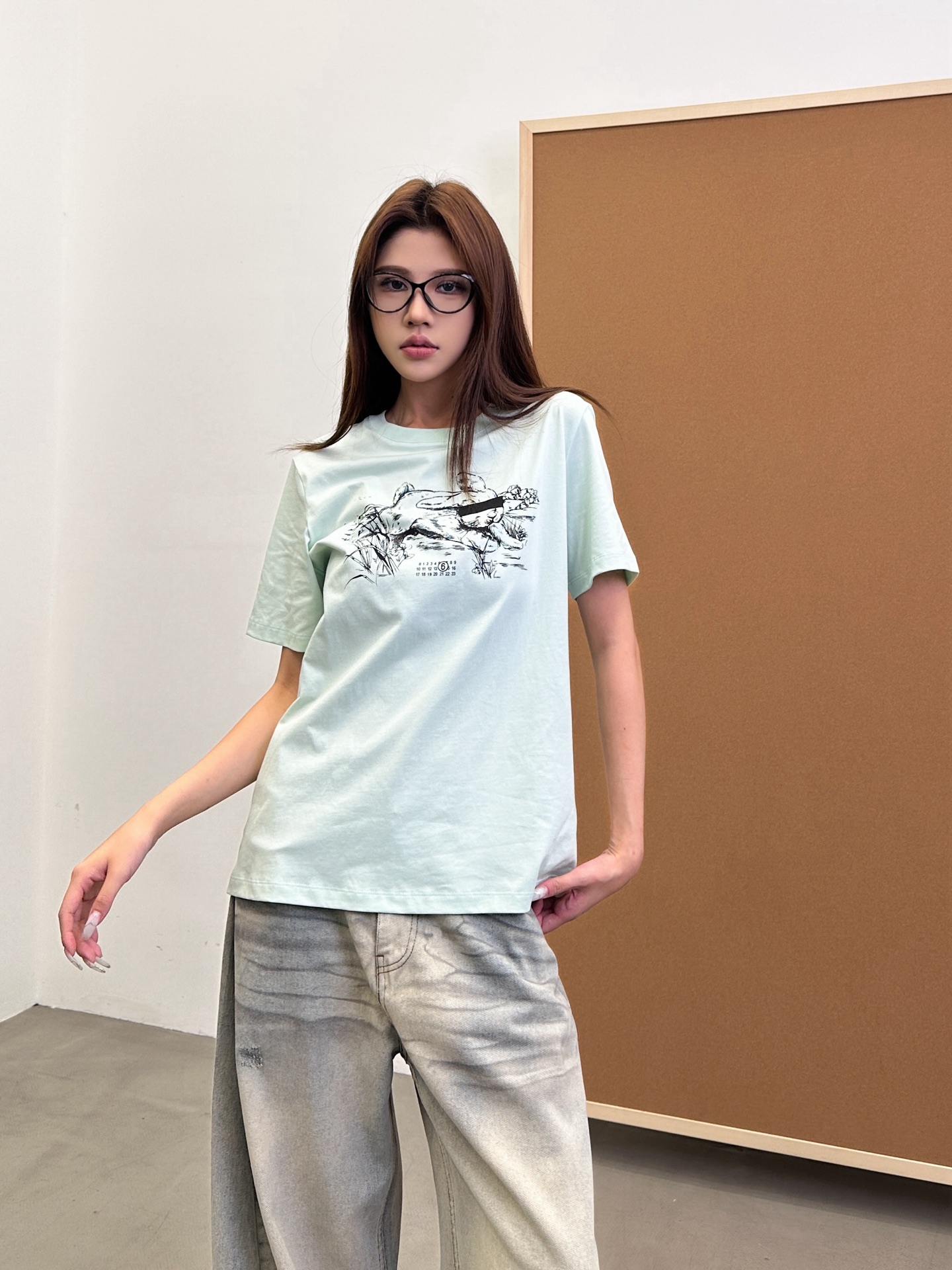 NO:333165,mm6 ｜ New short-sleeved t, front and rear printing process of laundry washing water, cotton, size sml,,masion margiela,T-shirt,alexander wang19860909mm6 ｜ 新款短袖t,成衣洗水前后印花工艺,棉,尺码sml,,masion margiela,T-shirt,alexander wang,Women's clothing