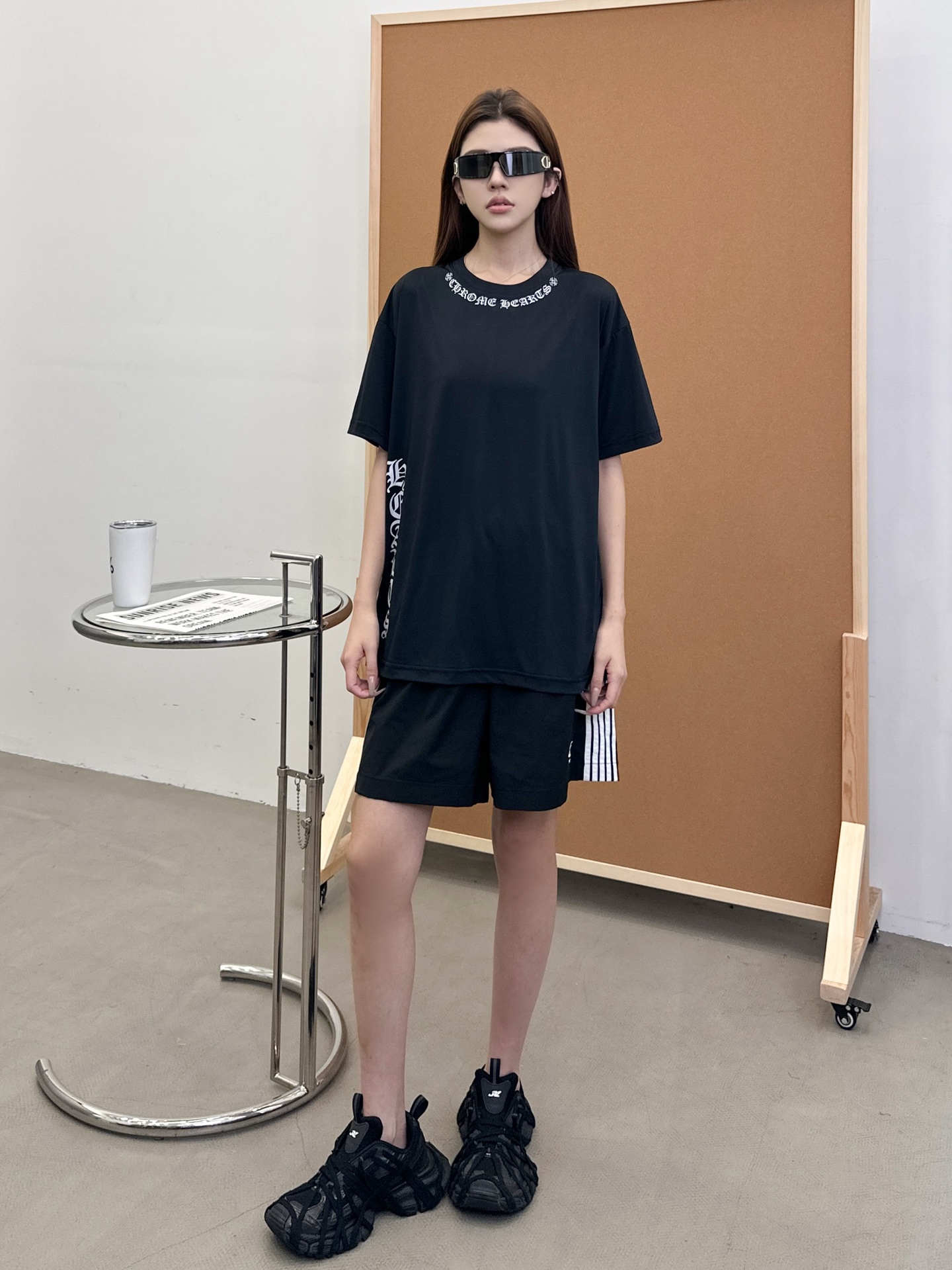 NO:427516,Croxin | New short-sleeved t, latest quick-drying fabric, front and rear printing technology of ready-to-wear, same style for men and women, size sml, chrome hearts, T-shirt, alexander wang19860909克罗心 ｜ 新款短袖t,最新速干面料,成衣前后印花工艺,男女同款,尺码sml,,chrome hearts,T-shirt,alexander wang,Women's clothing