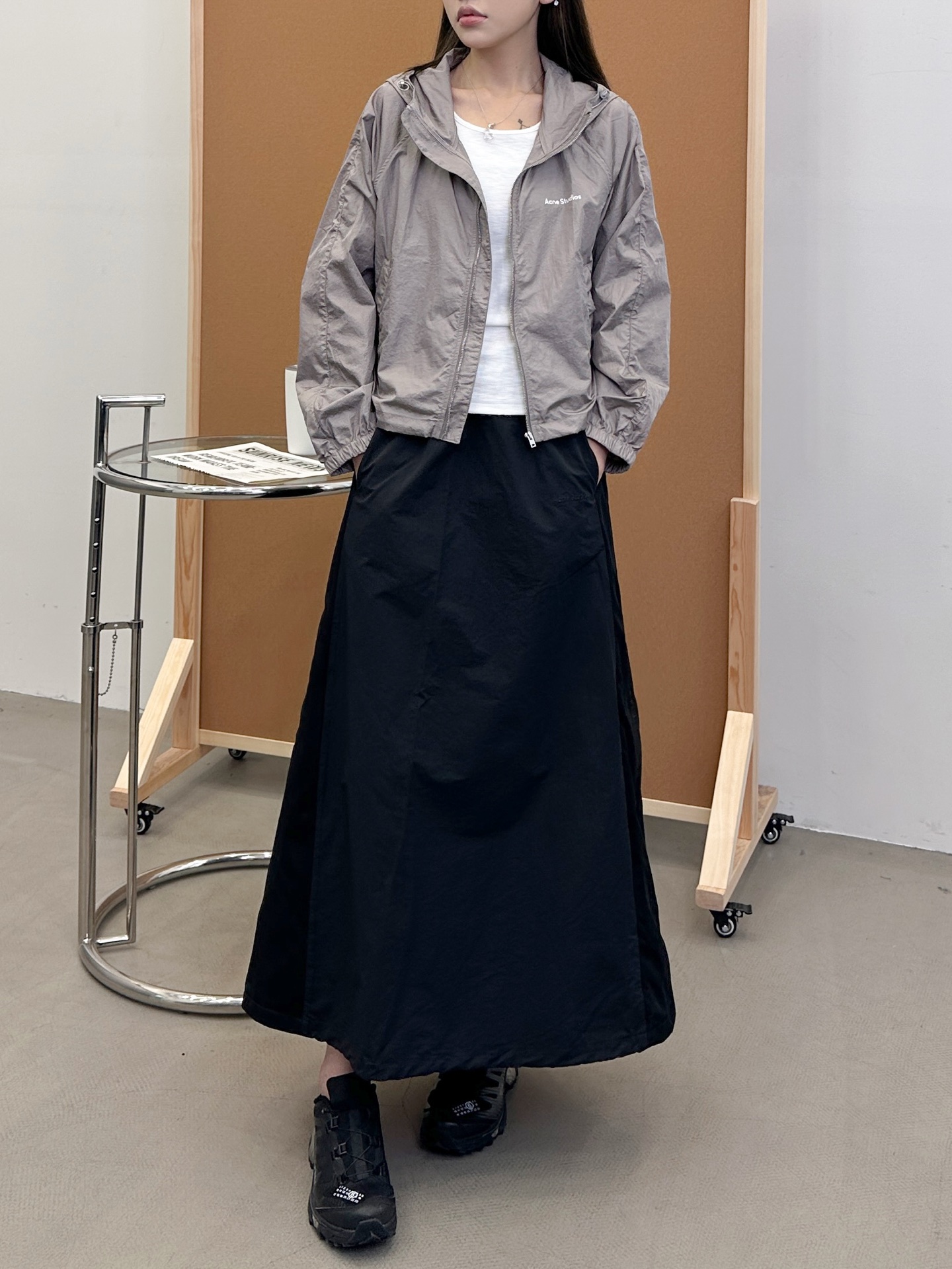 NO:431093,Acne | New casual skirt, classic embroidery logo, outdoor casual splicing skirt, imported blended fabric, size sml, acne studios, skirts, alexander wang19860909Acne ｜ 新款休闲半裙,经典刺绣标,户外休闲拼接半裙,进口混纺面料,尺码sml,,acne studios,skirts,alexander wang,Women's clothing