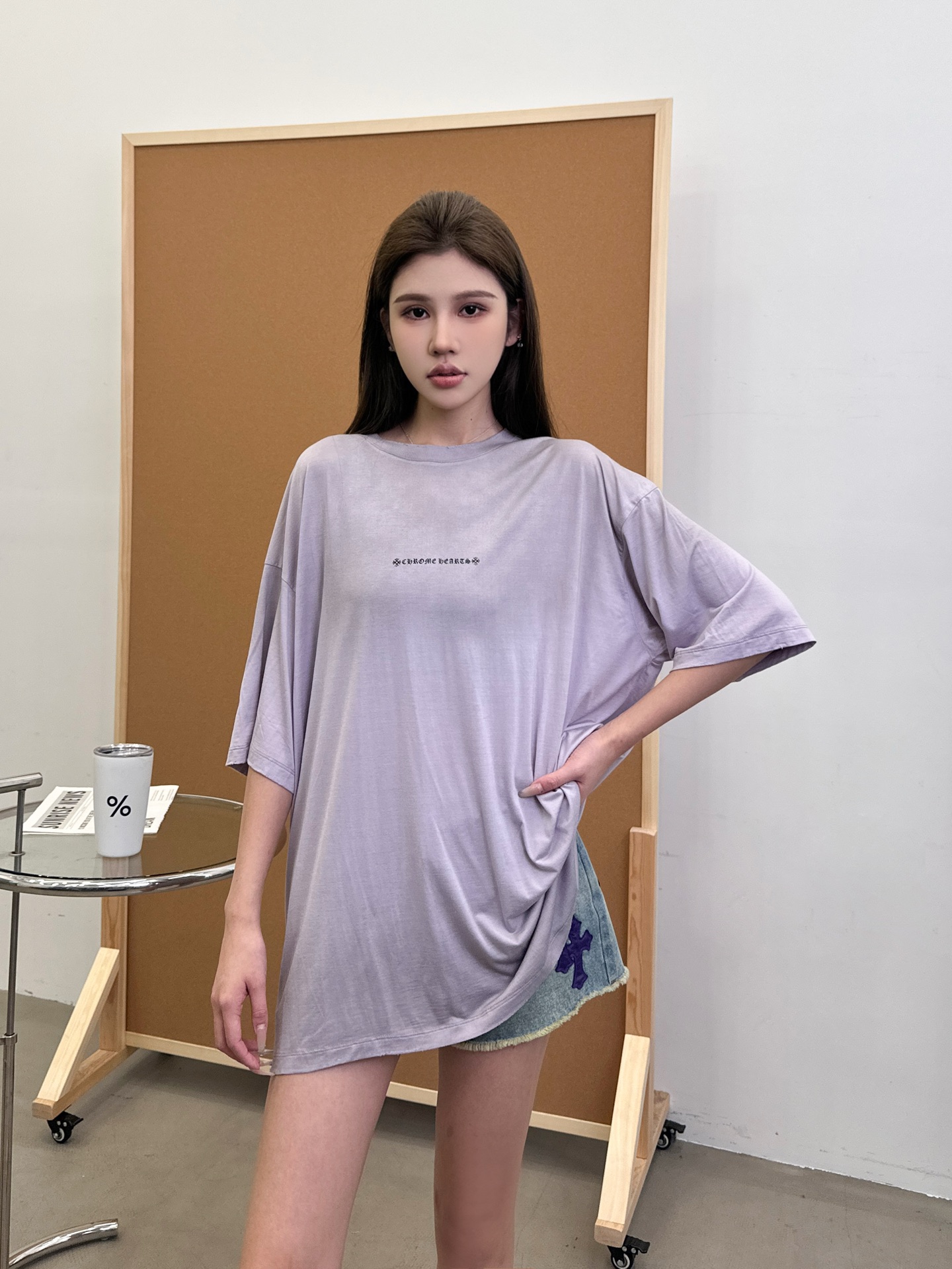 NO:435543,Croxin | New short-sleeved T, laundry and washing water spray printing process, Japanese imported modal tensile fabric, soft and comfortable, same style for men and women, size sml, chrome hearts, T-shirt, alexander wang19860909克罗心 ｜ 新款短袖t,成衣洗水喷色印花工艺,日本进口莫代尔天丝面料,柔软舒适,男女同款,尺码sml,,chrome hearts,T-shirt,alexander wang,Women's clothing