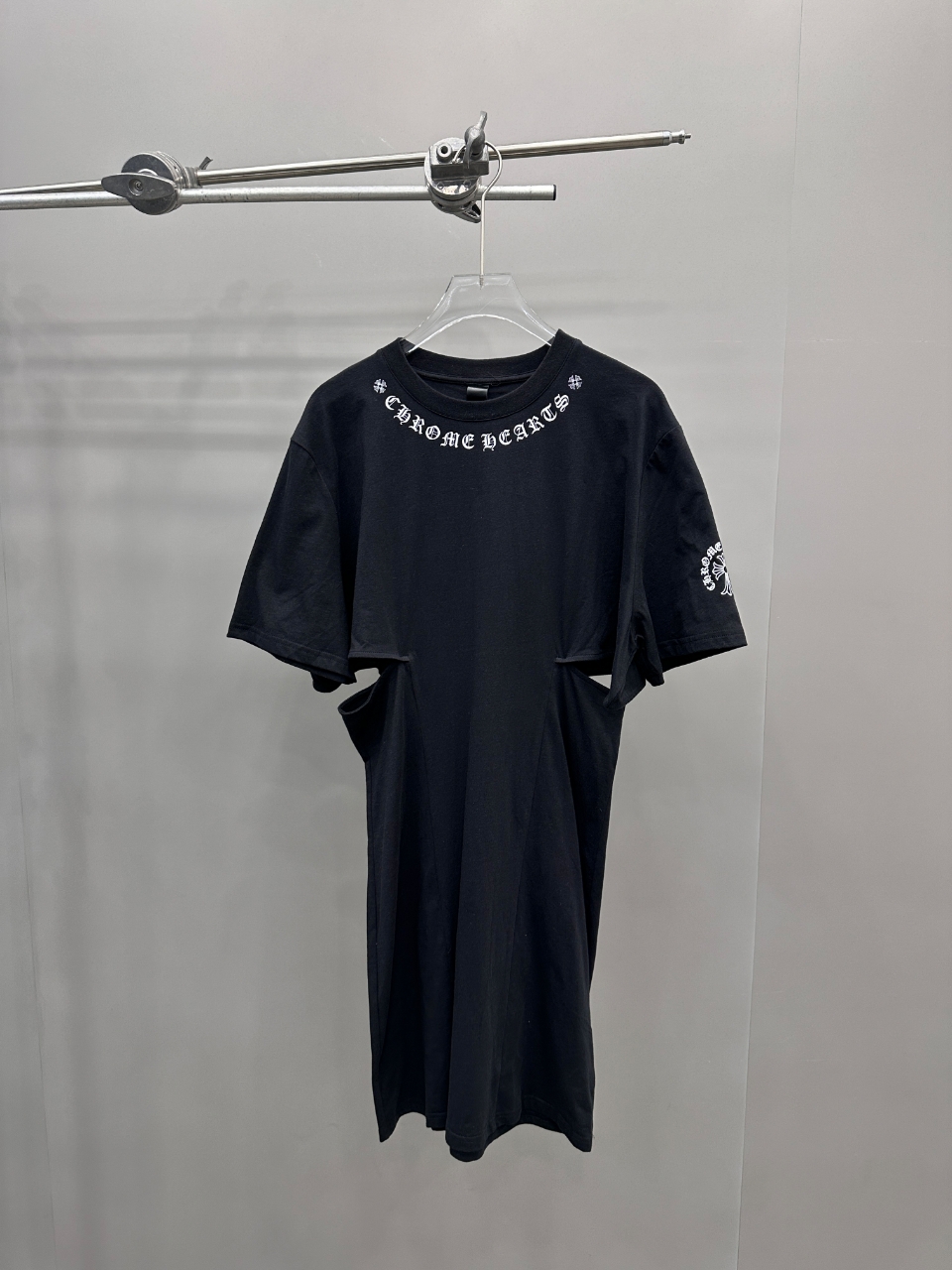 NO:441337,1@ Croxin ｜ New style dress, laundry washing water and garment printing process, special structure practice, size sml, chrome hearts, skirts, alexander wang198609091@ 克罗心 ｜ 新款连衣裙,成衣洗水加成衣印花工艺,特殊结构做法,尺码sml,,chrome hearts,skirts,alexander wang,Women's clothing