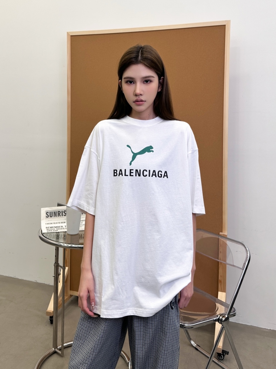 NO:446326,Paris ｜ New co-branded series t, classic co-branded series print, sports and casual style full, size sml, alexander wang19860909巴黎 ｜ 新款联名系列t,经典联名系列印花,运动休闲风格拉满,尺码sml,,alexander wang,Women's clothing