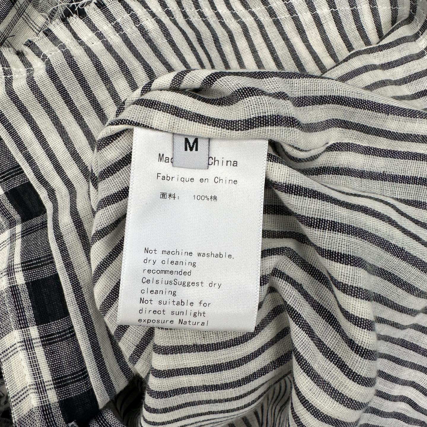 克罗心 ｜ 新款衬衣，成衣洗水毛边加多处印花工艺，日本进口双面全棉面料，男女同款，尺码sml