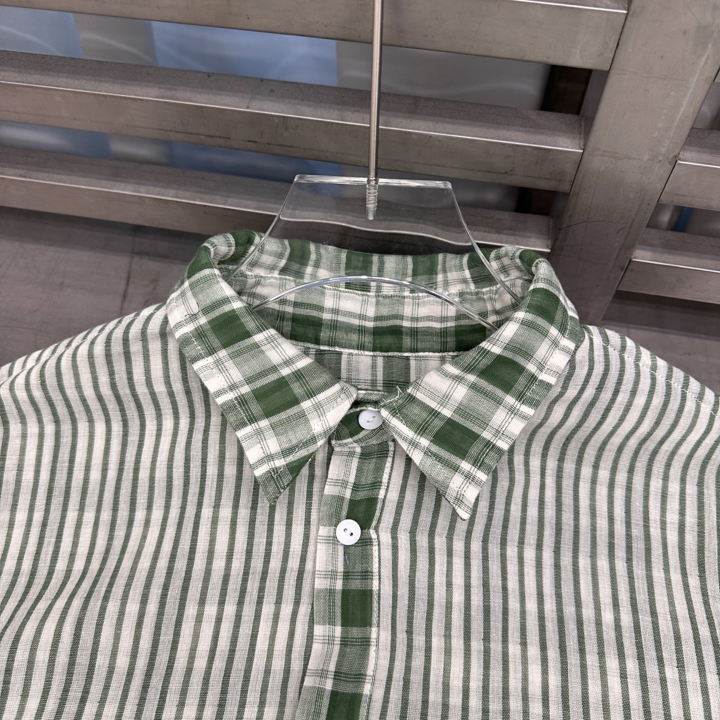 克罗心 ｜ 新款衬衣，成衣洗水毛边加多处印花工艺，日本进口双面全棉面料，两面穿男女同款，尺码sml