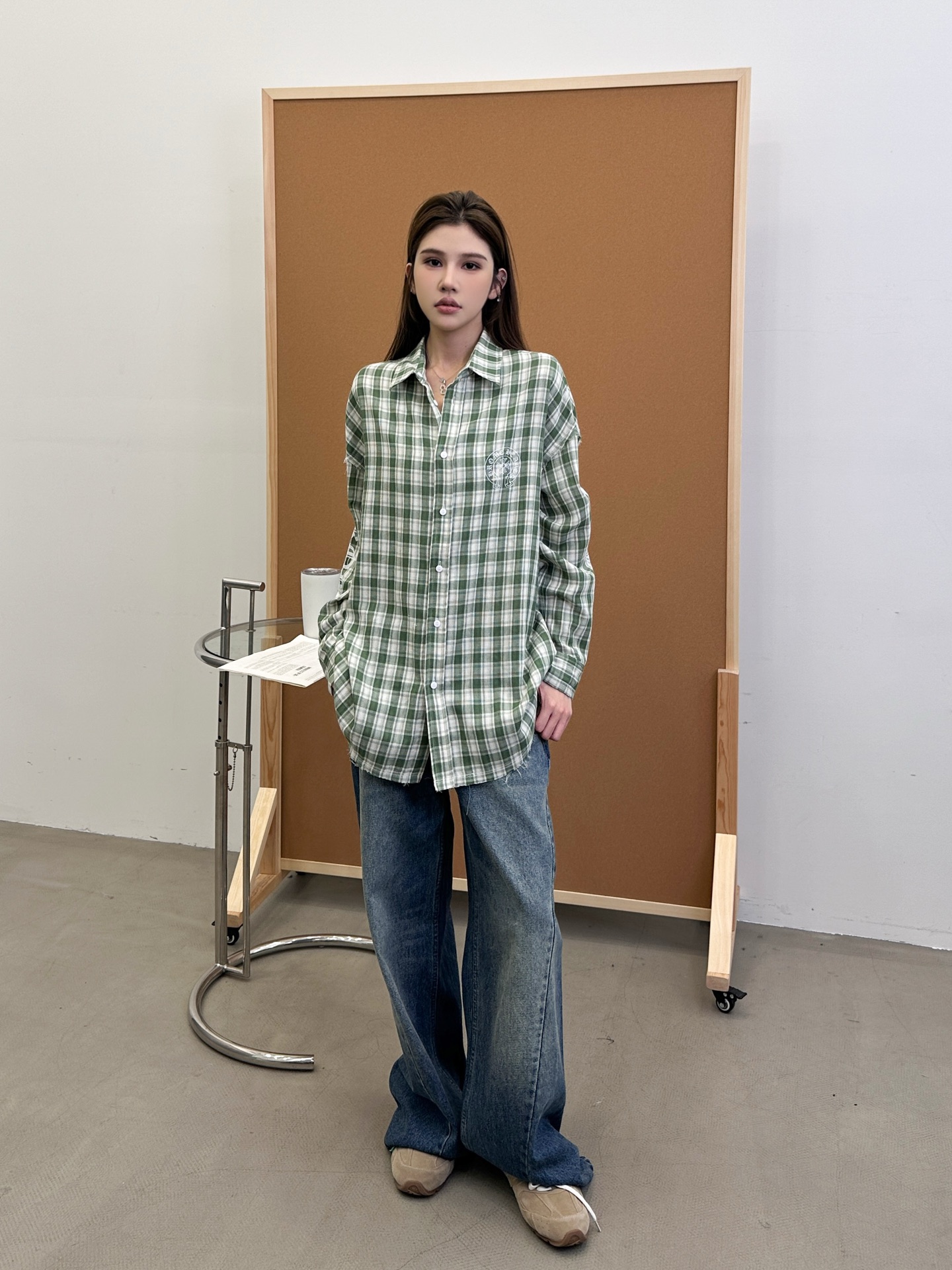 克罗心 ｜ 新款衬衣，成衣洗水毛边加多处印花工艺，日本进口双面全棉面料，两面穿男女同款，尺码sml