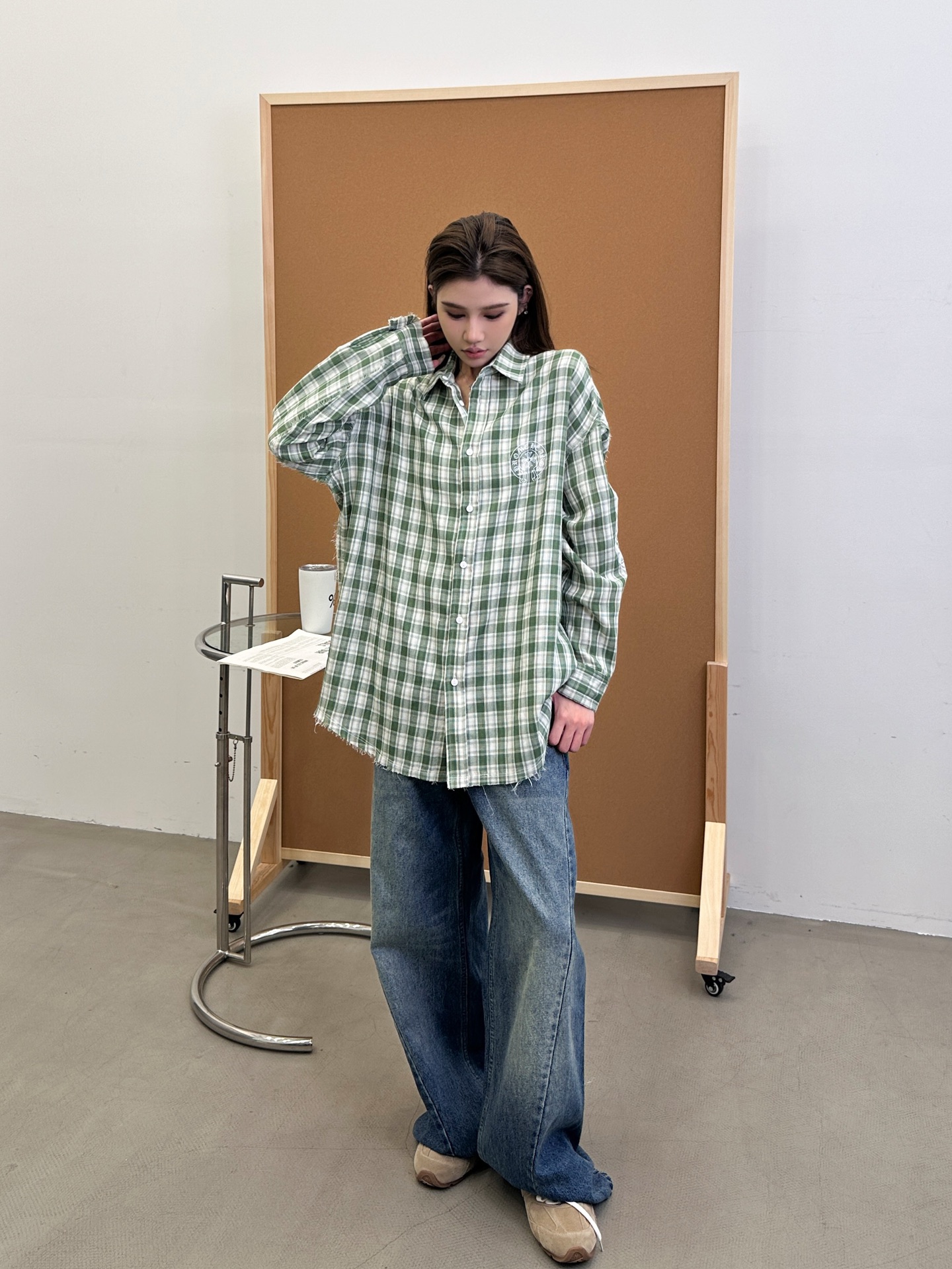 克罗心 ｜ 新款衬衣，成衣洗水毛边加多处印花工艺，日本进口双面全棉面料，两面穿男女同款，尺码sml