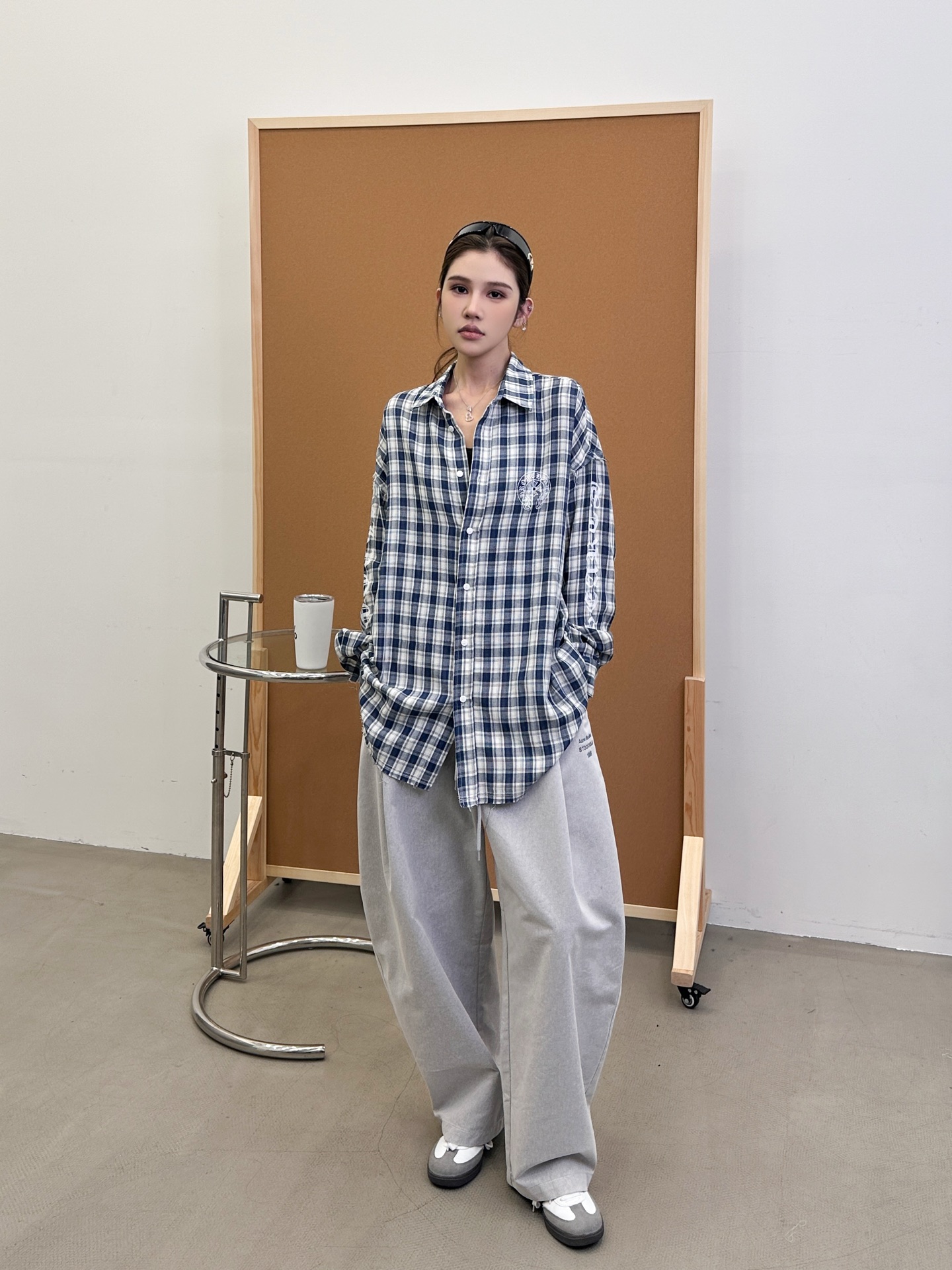 克罗心 ｜ 新款衬衣，成衣洗水毛边加多处印花工艺，日本进口双面全棉面料，两面穿男女同款，尺码sml