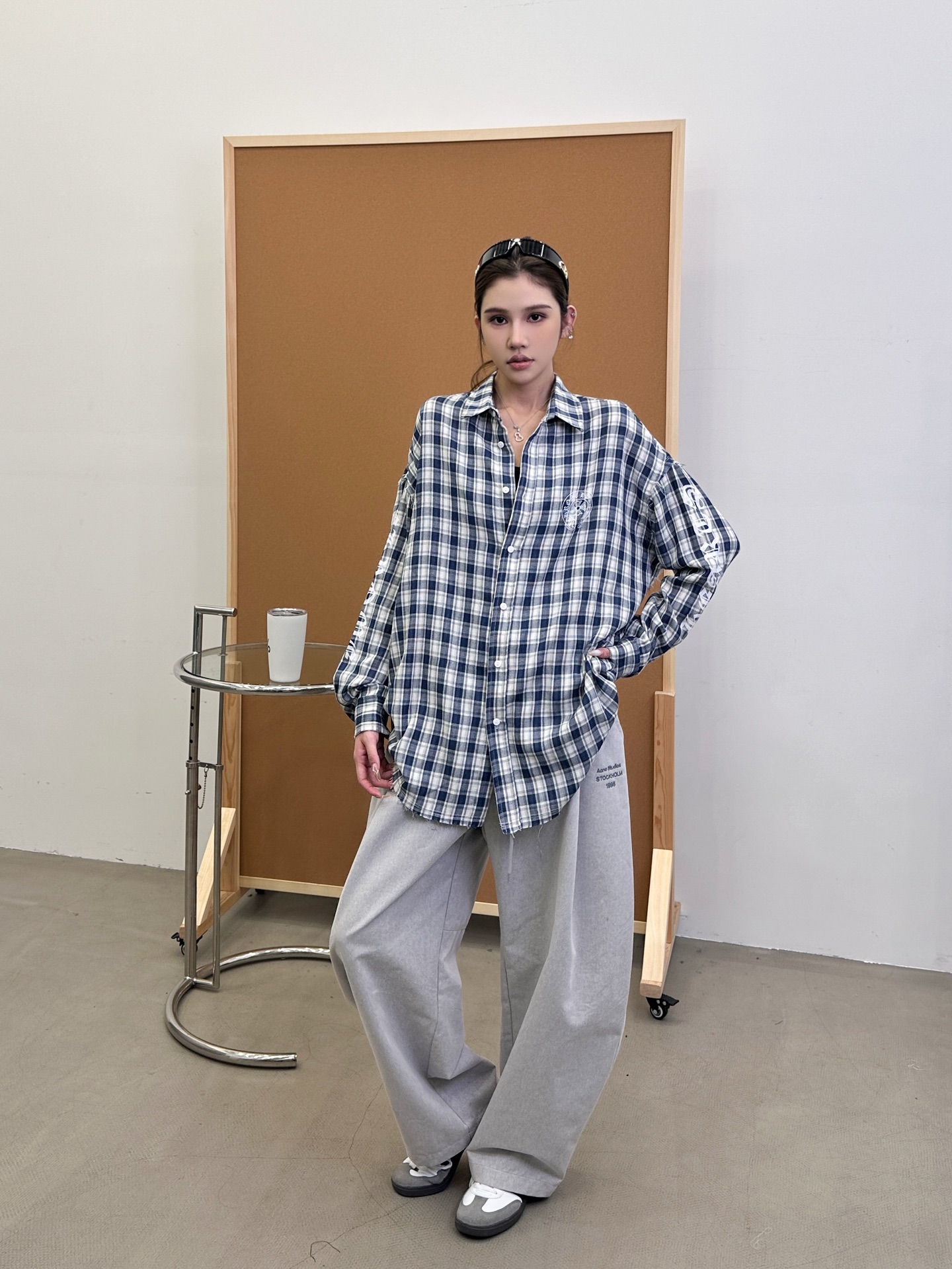 克罗心 ｜ 新款衬衣，成衣洗水毛边加多处印花工艺，日本进口双面全棉面料，两面穿男女同款，尺码sml