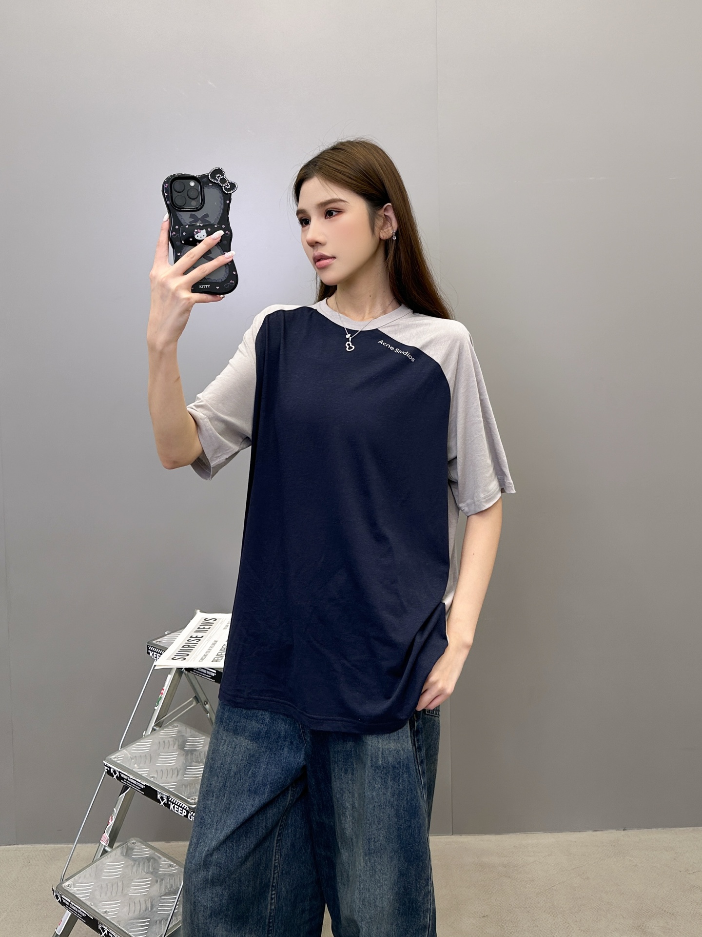 NO:452928,Acne｜ New short-sleeved t, laundry washing and water hanging grinding technology, Japanese imported modal tensile linen cotton fabric, super skin-friendly, same style for men and women, size sml, acne studios, T-shirt, alexander wang19860909Acne ｜ 新款短袖t,成衣洗水吊磨工艺,日本进口莫代尔天丝亚麻棉面料,亲肤感超强,男女同款,尺码sml,,acne studios,T-shirt,alexander wang,Women's clothing