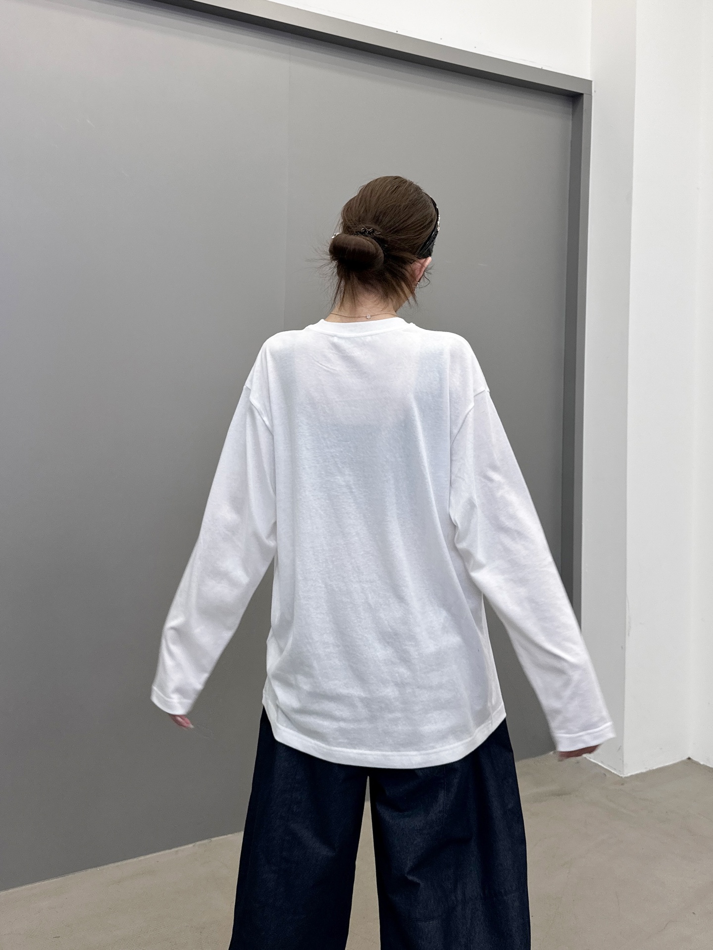 Acne ｜ 新款长袖t，成衣洗水加前后烫钻工艺，休闲时尚，尺码sml