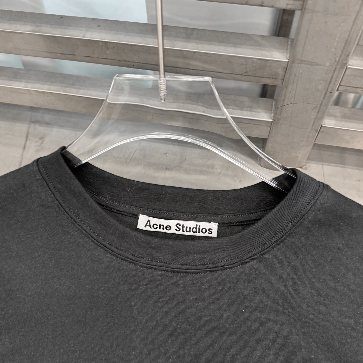 Acne ｜ 新款长袖t，成衣洗水加前后烫钻工艺，休闲时尚，尺码sml