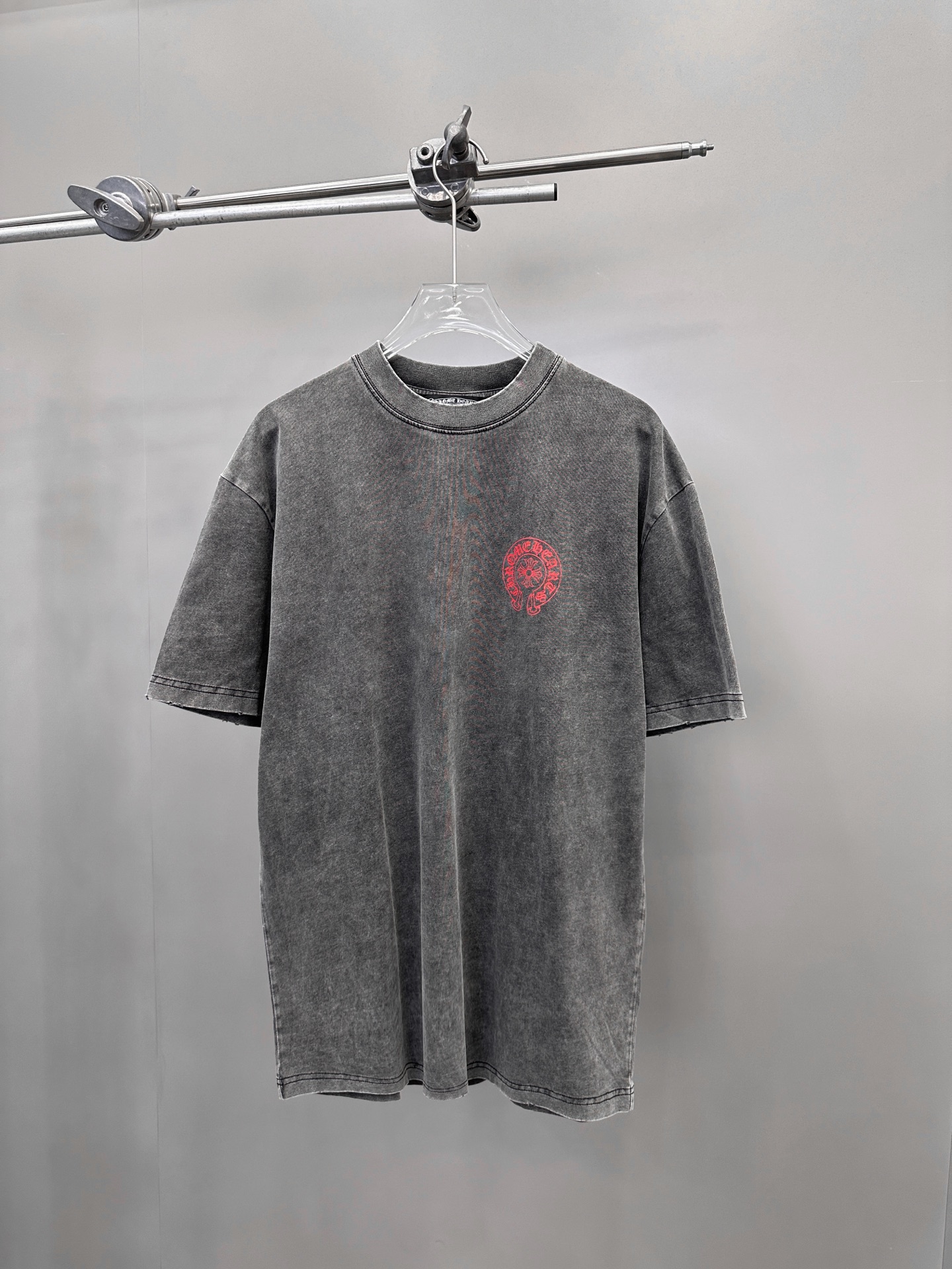 克罗心 ｜ 新款短袖t，成衣洗水印花吊磨工艺，男女同款，尺码sml