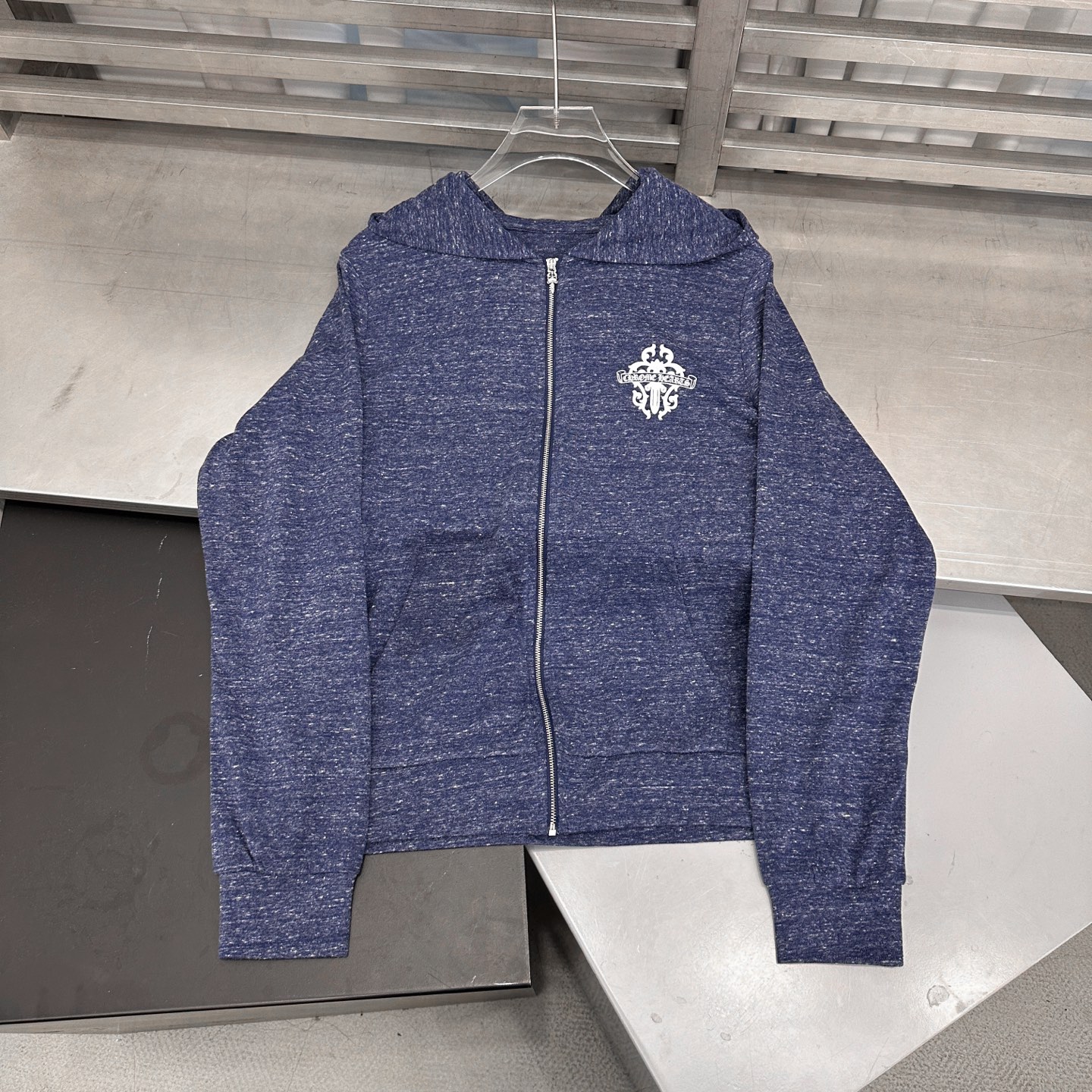  克罗心 ｜ 新款开衫卫衣，经典印花标，人棉混纺特殊面料，尺码sml