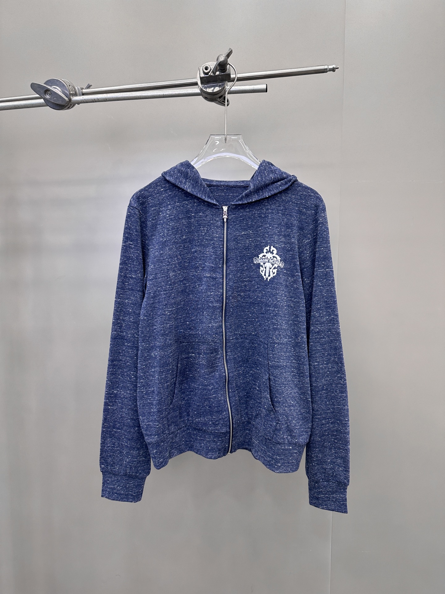  克罗心 ｜ 新款开衫卫衣，经典印花标，人棉混纺特殊面料，尺码sml