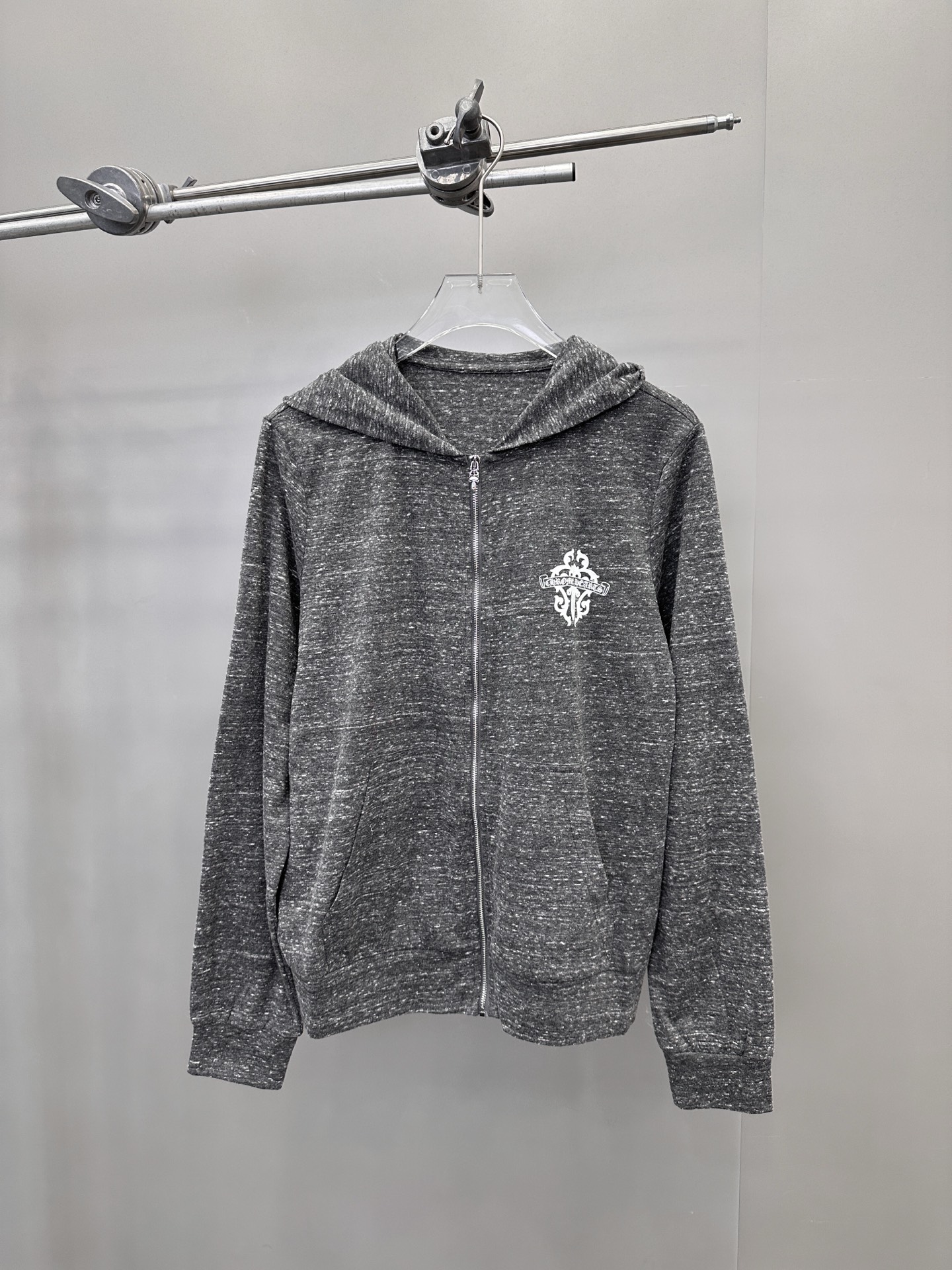  克罗心 ｜ 新款开衫卫衣，经典印花标，人棉混纺特殊面料，尺码sml