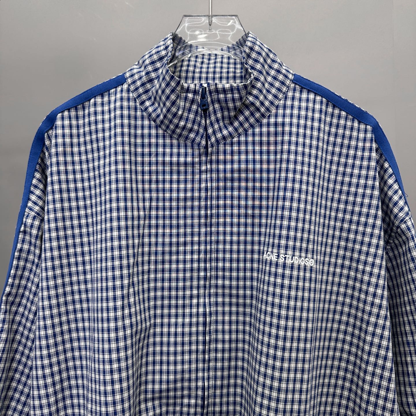  Acne ｜ 新款休闲上衣，经典刺绣标，手工车杠工艺，进口格子全棉面料，男女同款，尺码sml