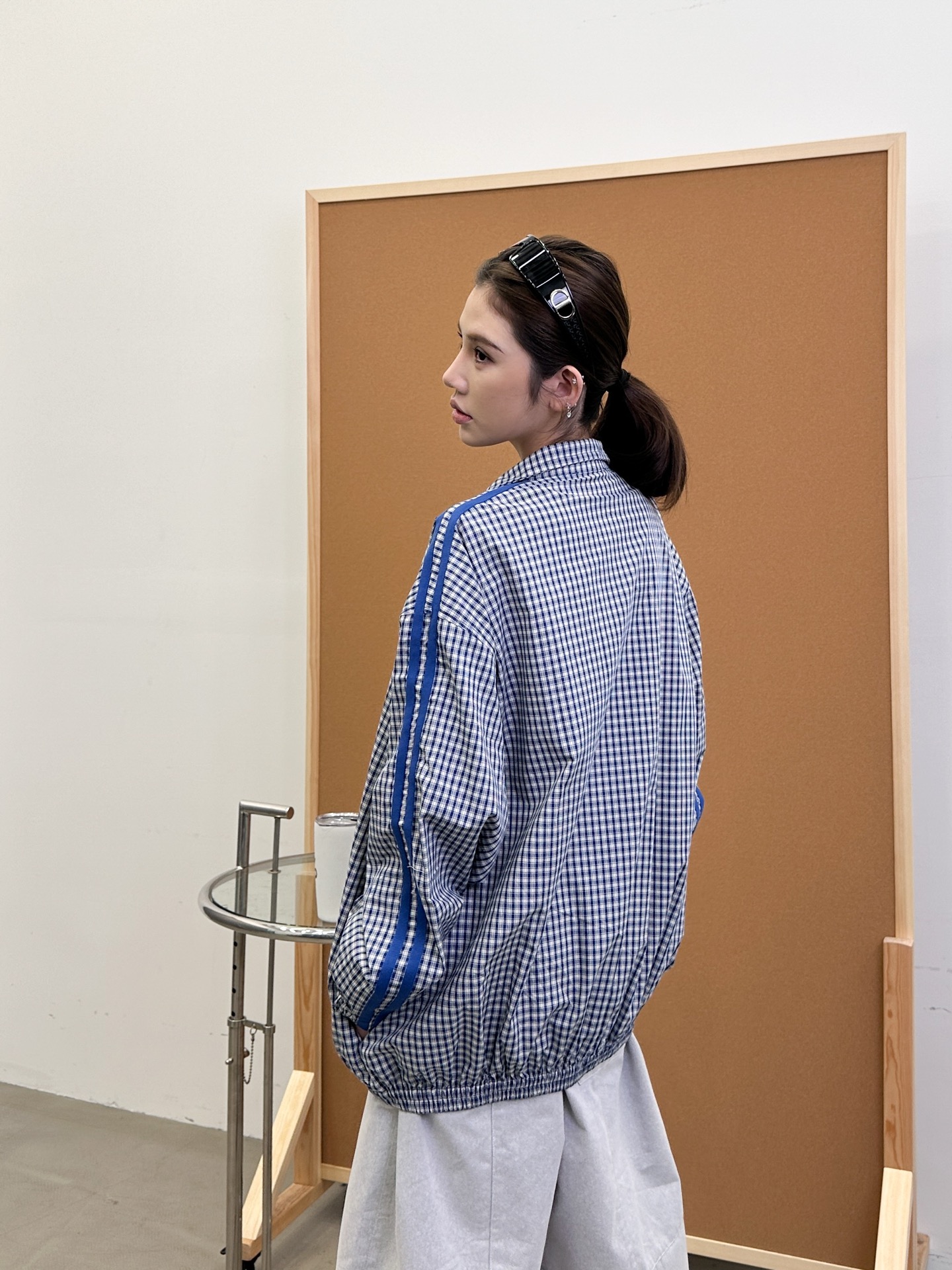  Acne ｜ 新款休闲上衣，经典刺绣标，手工车杠工艺，进口格子全棉面料，男女同款，尺码sml