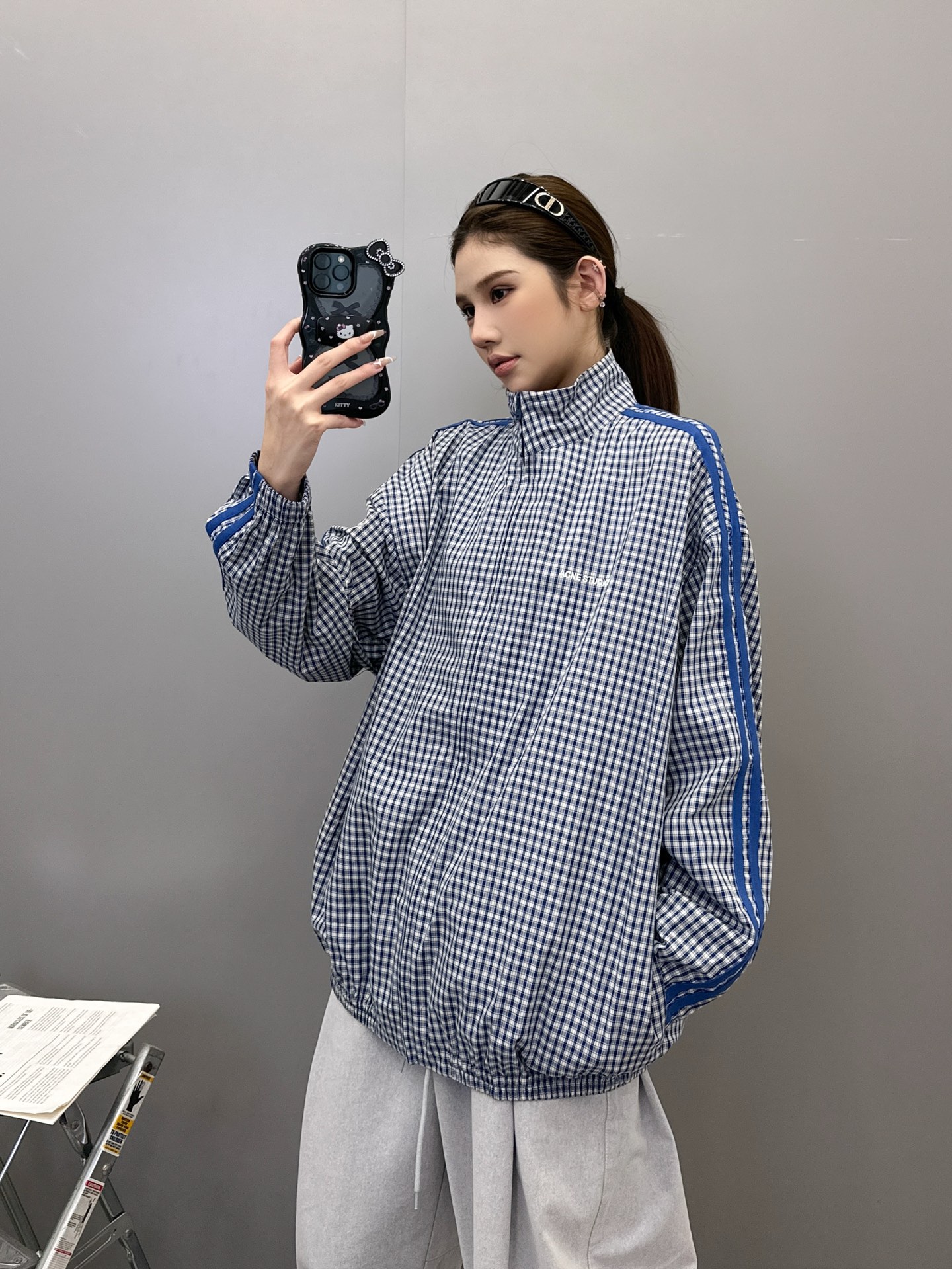  Acne ｜ 新款休闲上衣，经典刺绣标，手工车杠工艺，进口格子全棉面料，男女同款，尺码sml