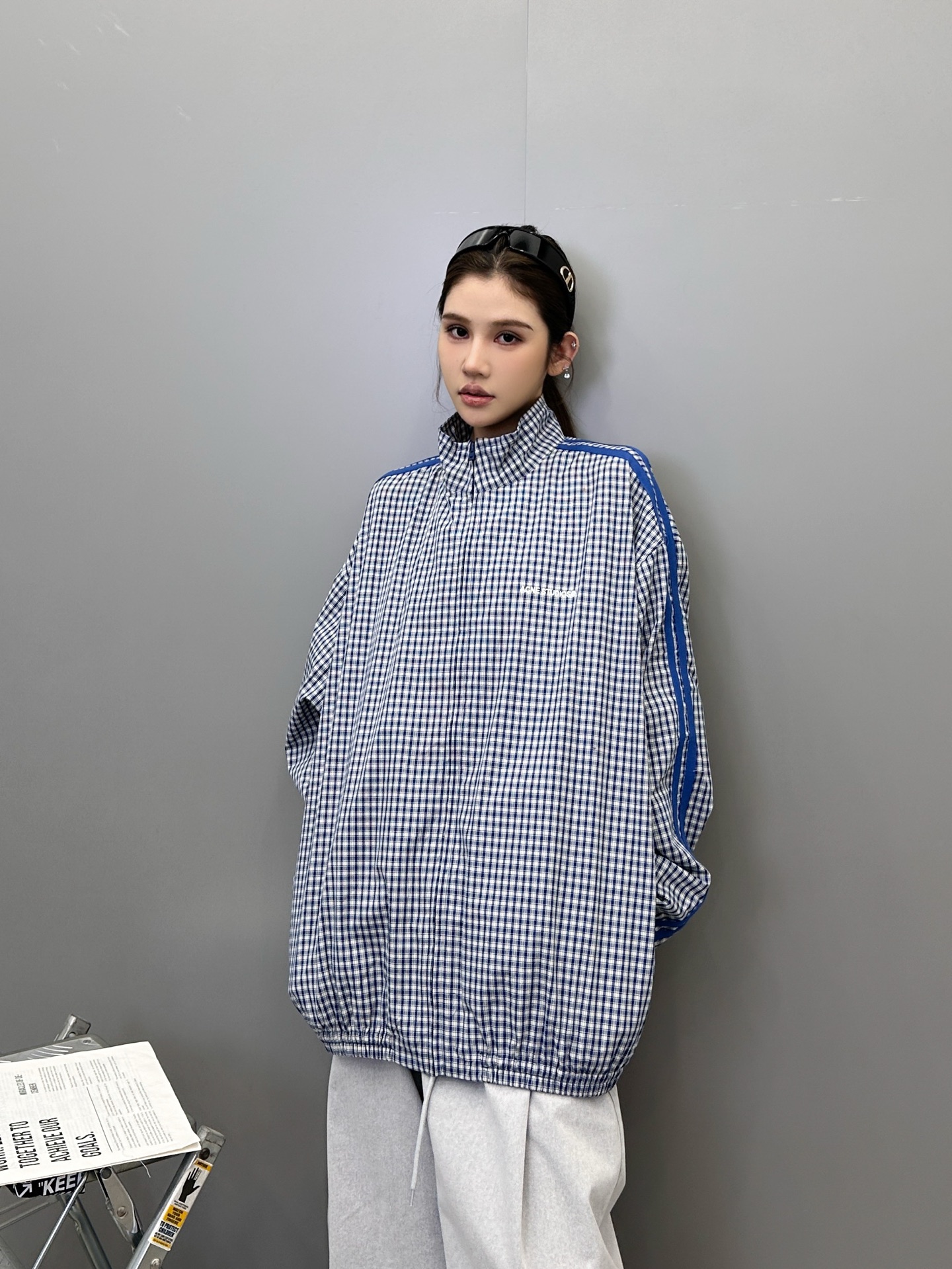  Acne ｜ 新款休闲上衣，经典刺绣标，手工车杠工艺，进口格子全棉面料，男女同款，尺码sml