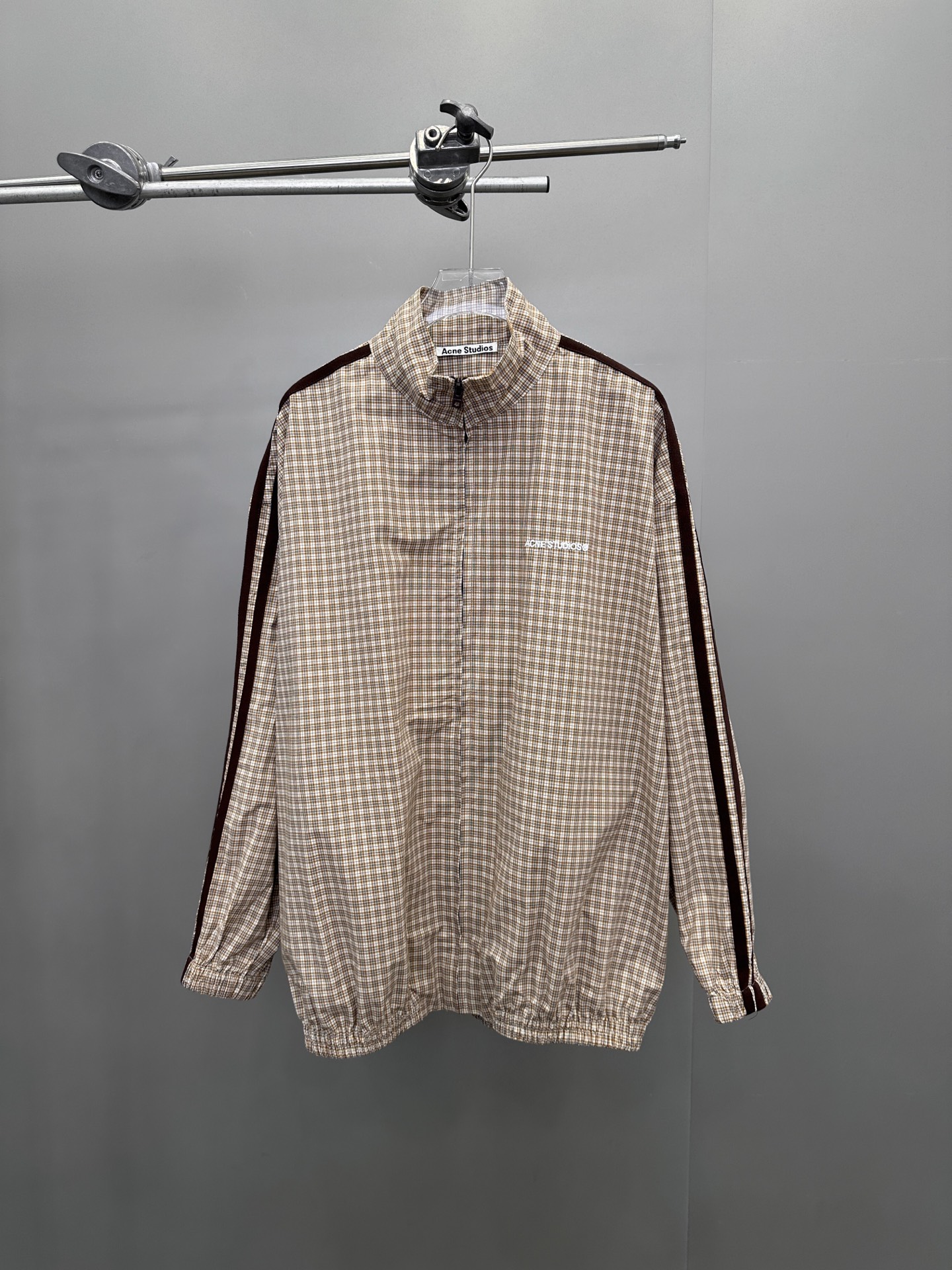  Acne ｜ 新款休闲上衣，经典刺绣标，手工车杠工艺，进口格子全棉面料，男女同款，尺码sml
