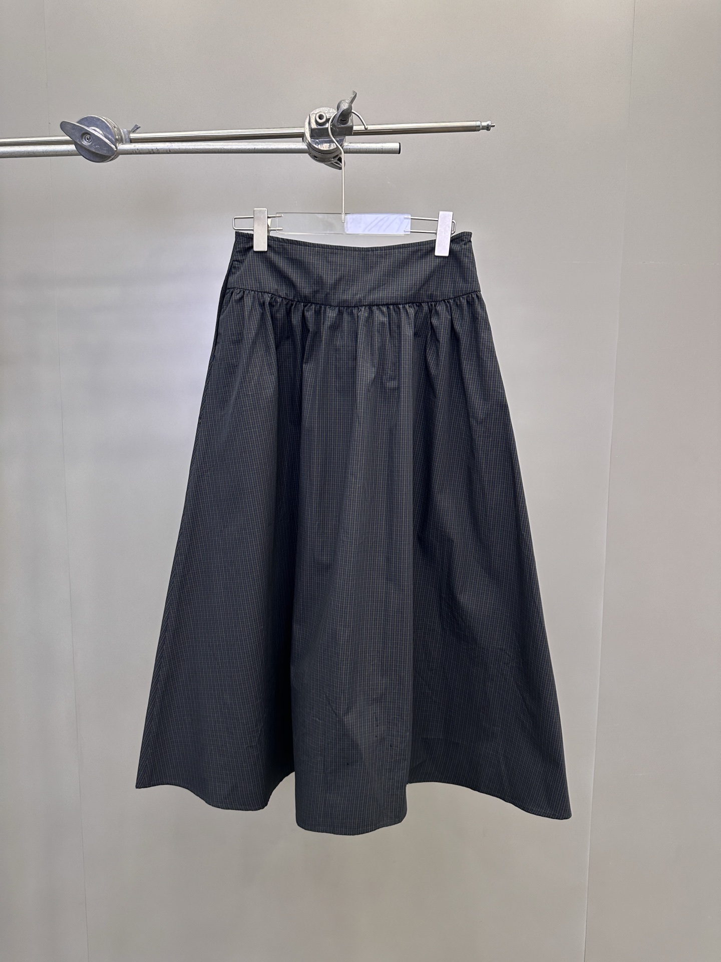  Acne ｜ 新款休闲半裙，经典刺绣标加进口全棉格子面料，休闲时尚，尺码sml