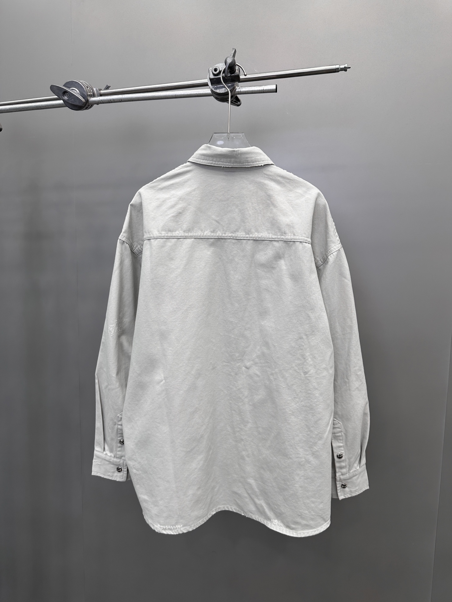  克罗心 ｜ 新款衬衣，成衣洗水吊磨喷色工艺，100%高密棉布，男女同款，尺码sml