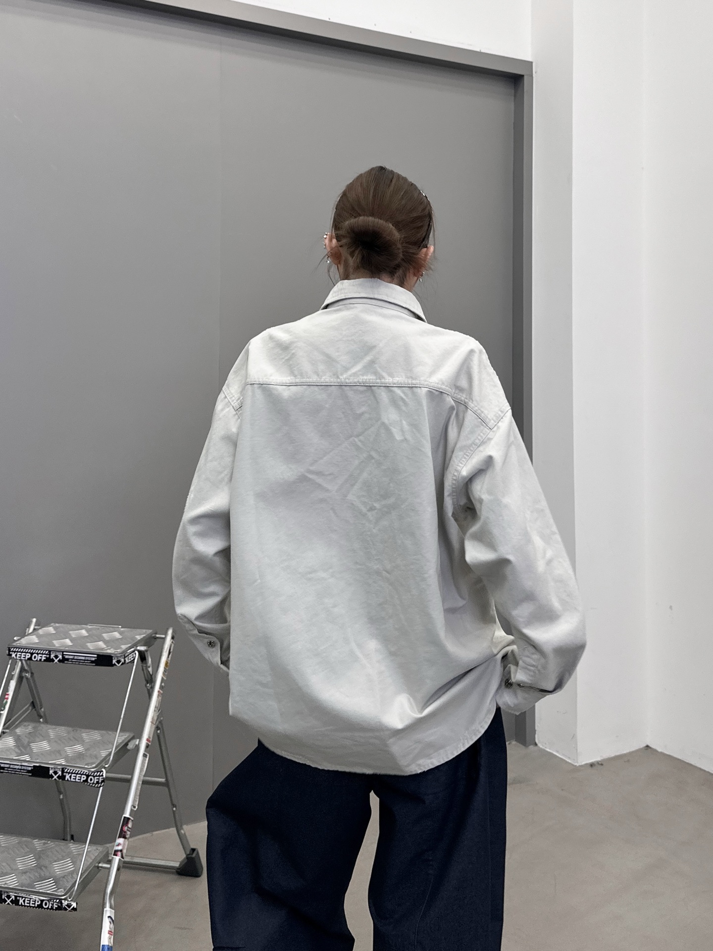  克罗心 ｜ 新款衬衣，成衣洗水吊磨喷色工艺，100%高密棉布，男女同款，尺码sml