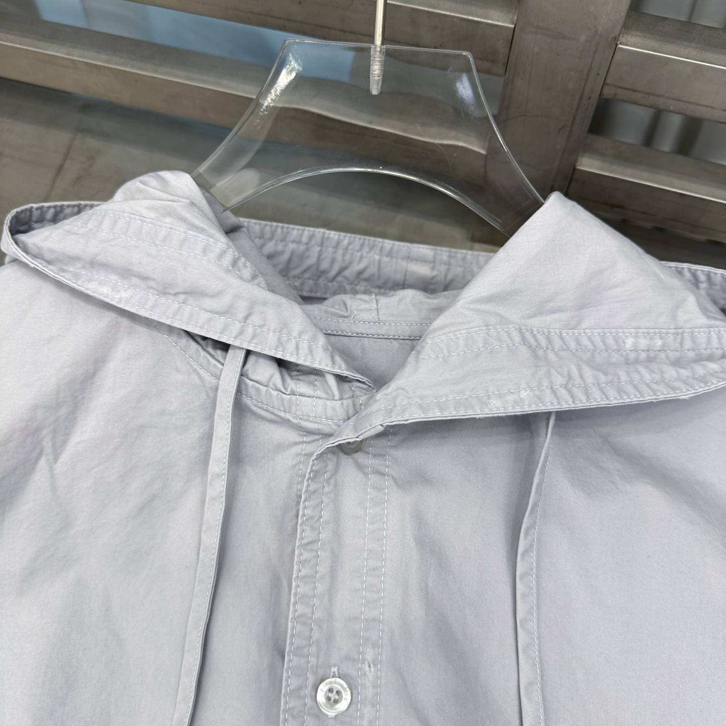  巴黎 ｜ 新款衬衣外套，成衣洗水加经典刺绣标，日本进口高密棉布，男女同款，尺码sml